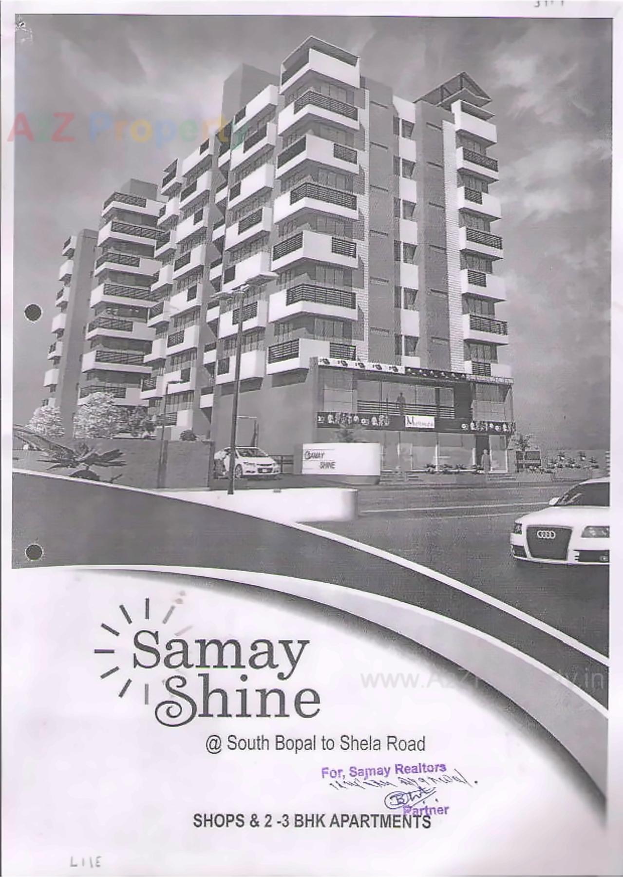 3D Elevation of real estate project Samay Shine located at Ghuma, Ahmedabad, Gujarat