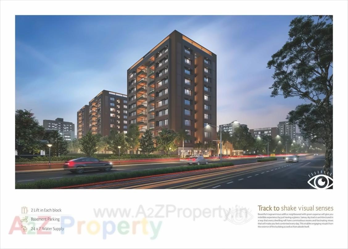 3D Elevation of real estate project Samay Sky Track located at Ahmedabad, Ahmedabad, Gujarat