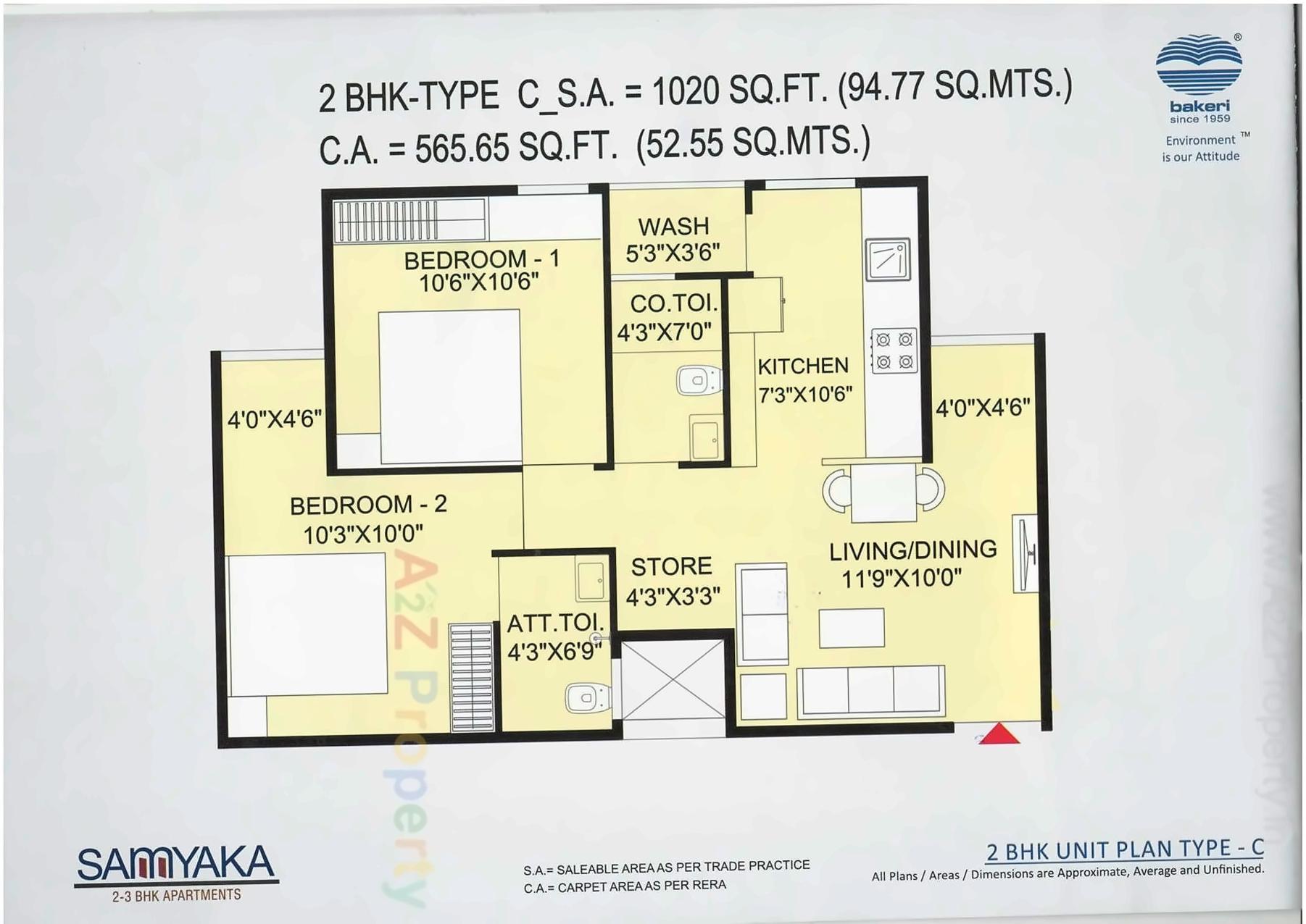 Layout of real estate project Samyaka Apartments located at Vejalpur, Ahmedabad, Gujarat