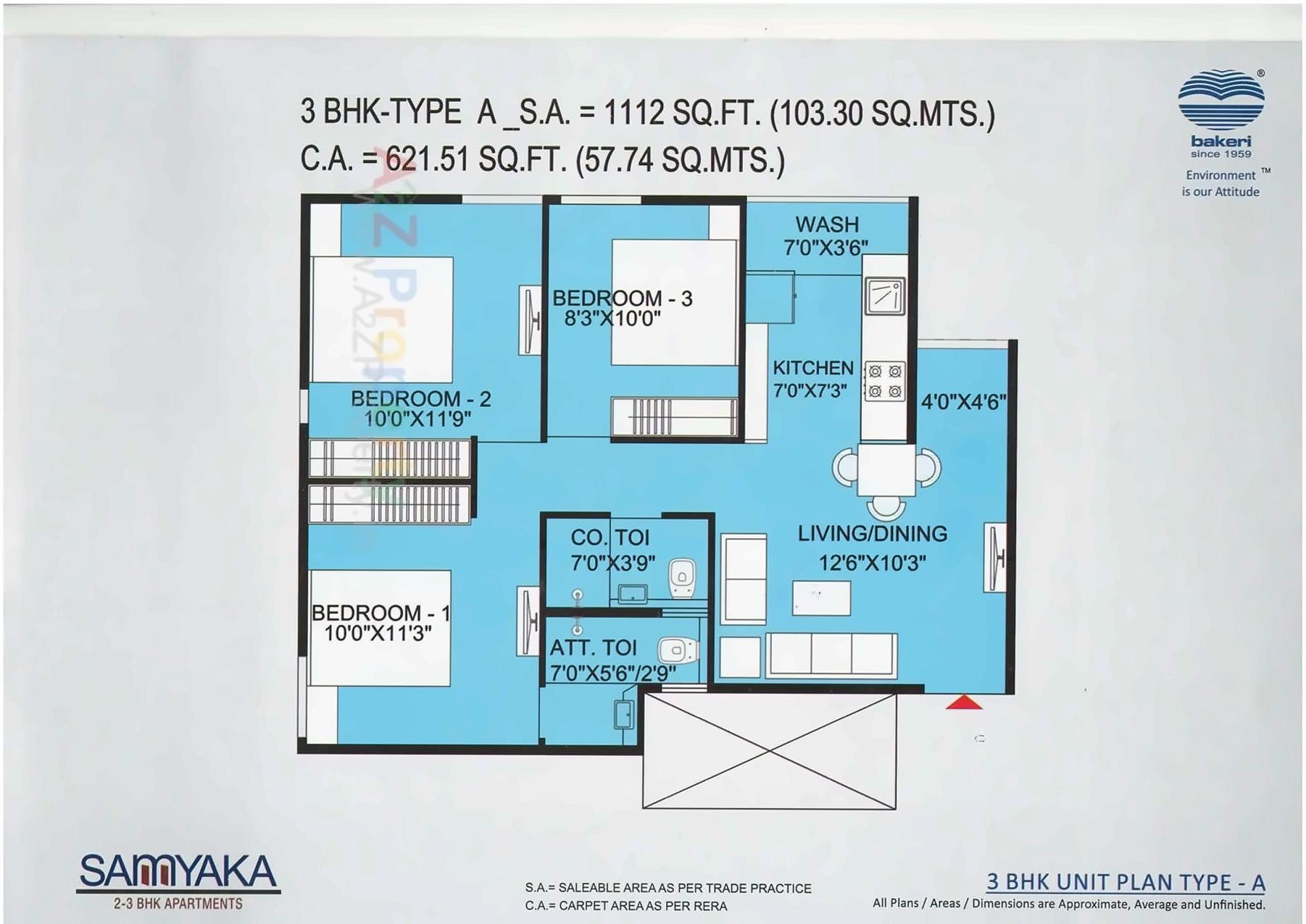 Layout of real estate project Samyaka Apartments located at Vejalpur, Ahmedabad, Gujarat
