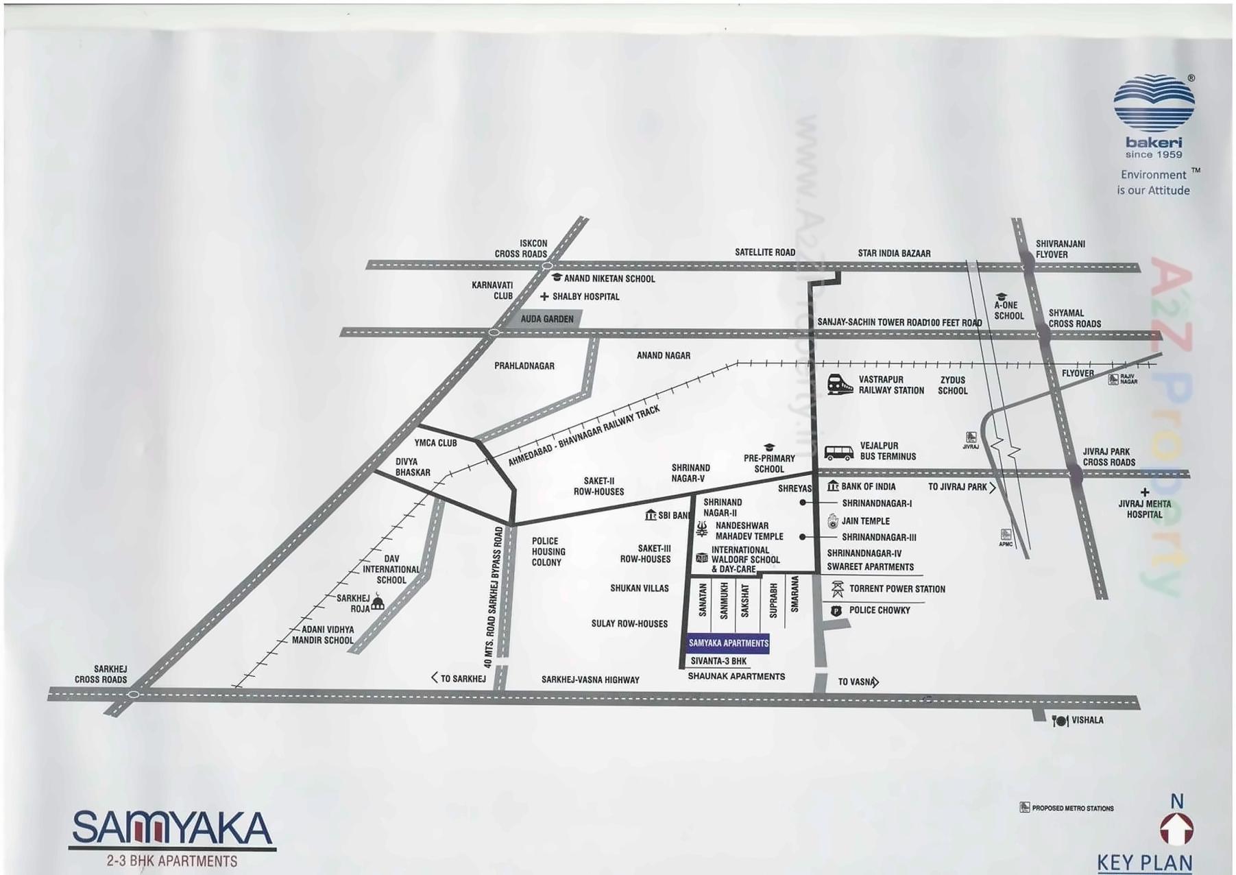  of real estate project Samyaka Apartments located at Vejalpur, Ahmedabad, Gujarat