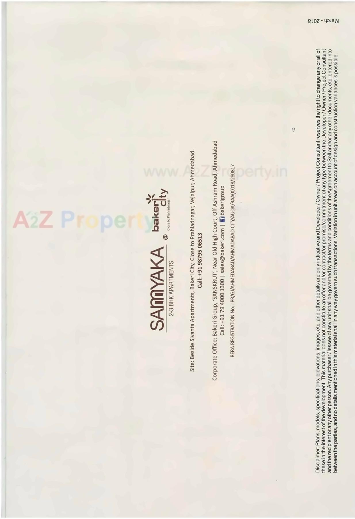  of real estate project Samyaka Apartments located at Vejalpur, Ahmedabad, Gujarat