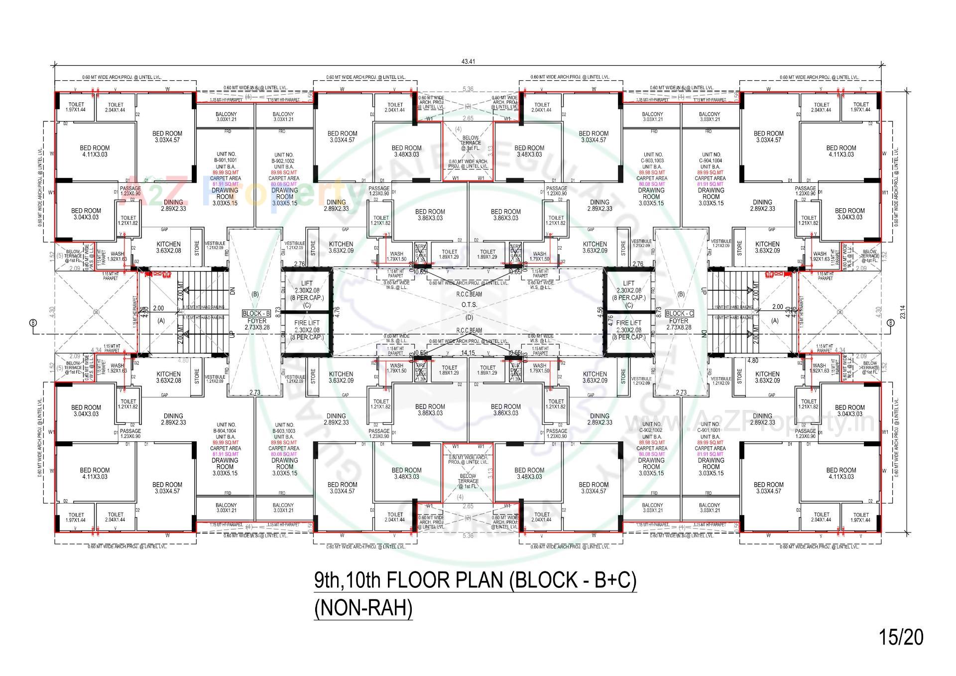 Layout of real estate project Samesh located at Vasna, Ahmedabad, Gujarat