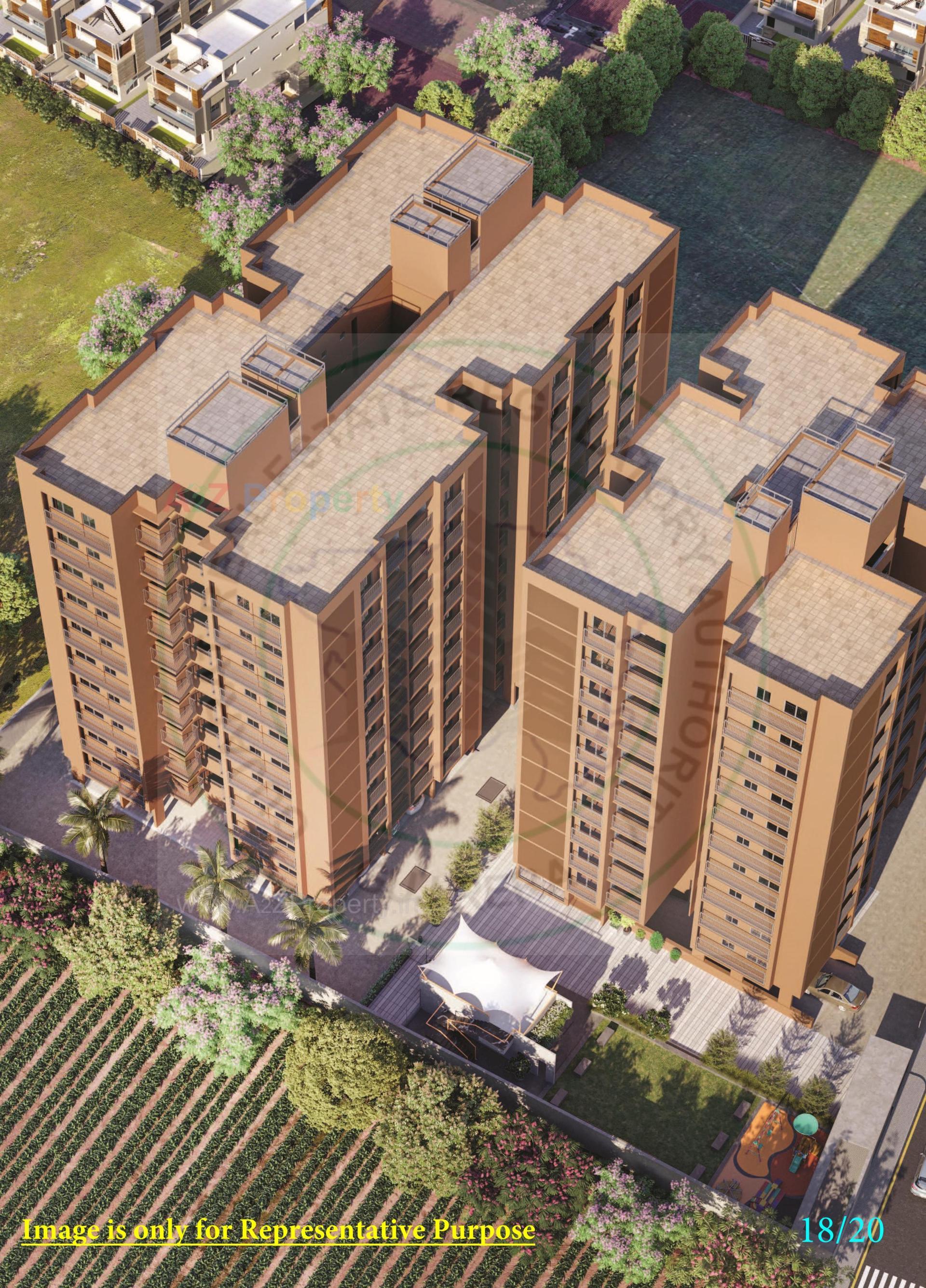 3D Elevation of real estate project Samesh located at Vasna, Ahmedabad, Gujarat