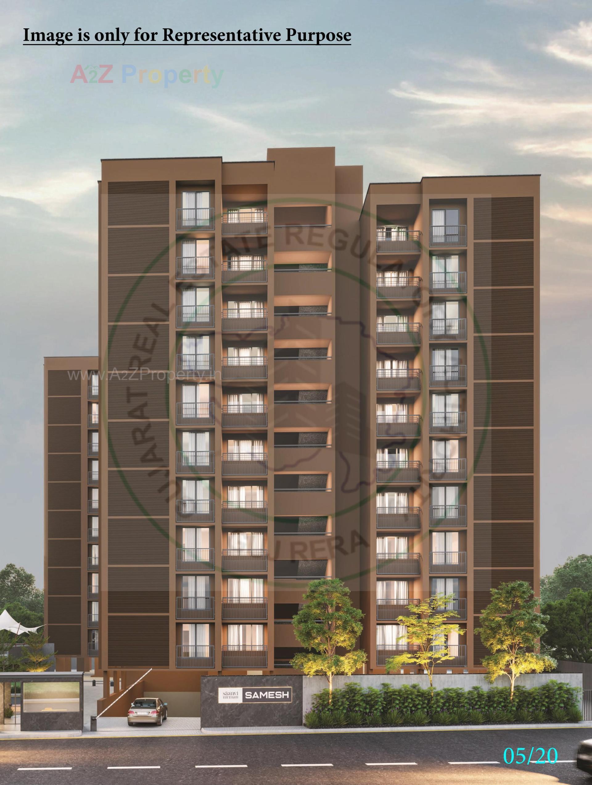 3D Elevation of real estate project Samesh located at Vasna, Ahmedabad, Gujarat