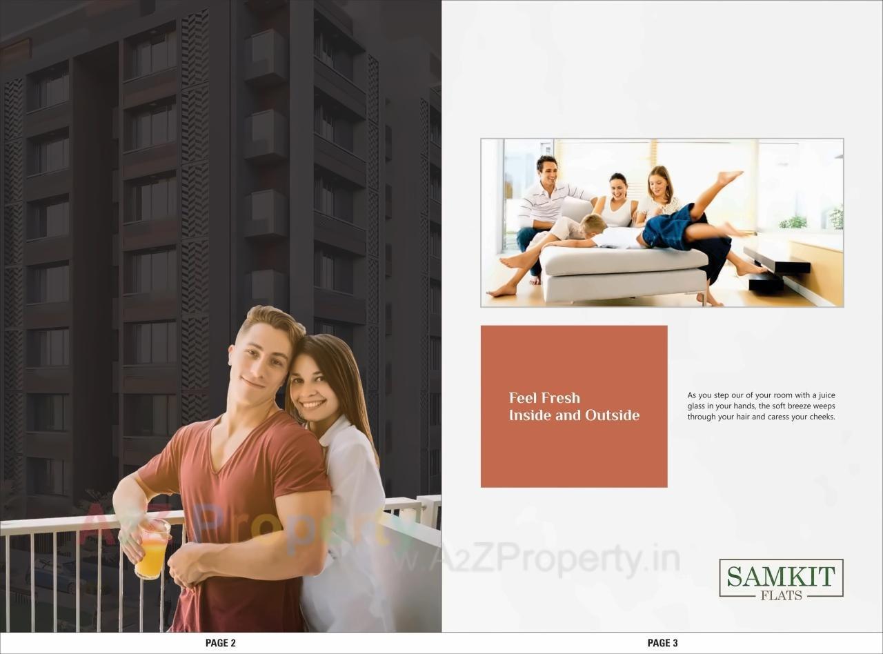  of real estate project Samkit Flats located at Paldi, Ahmedabad, Gujarat