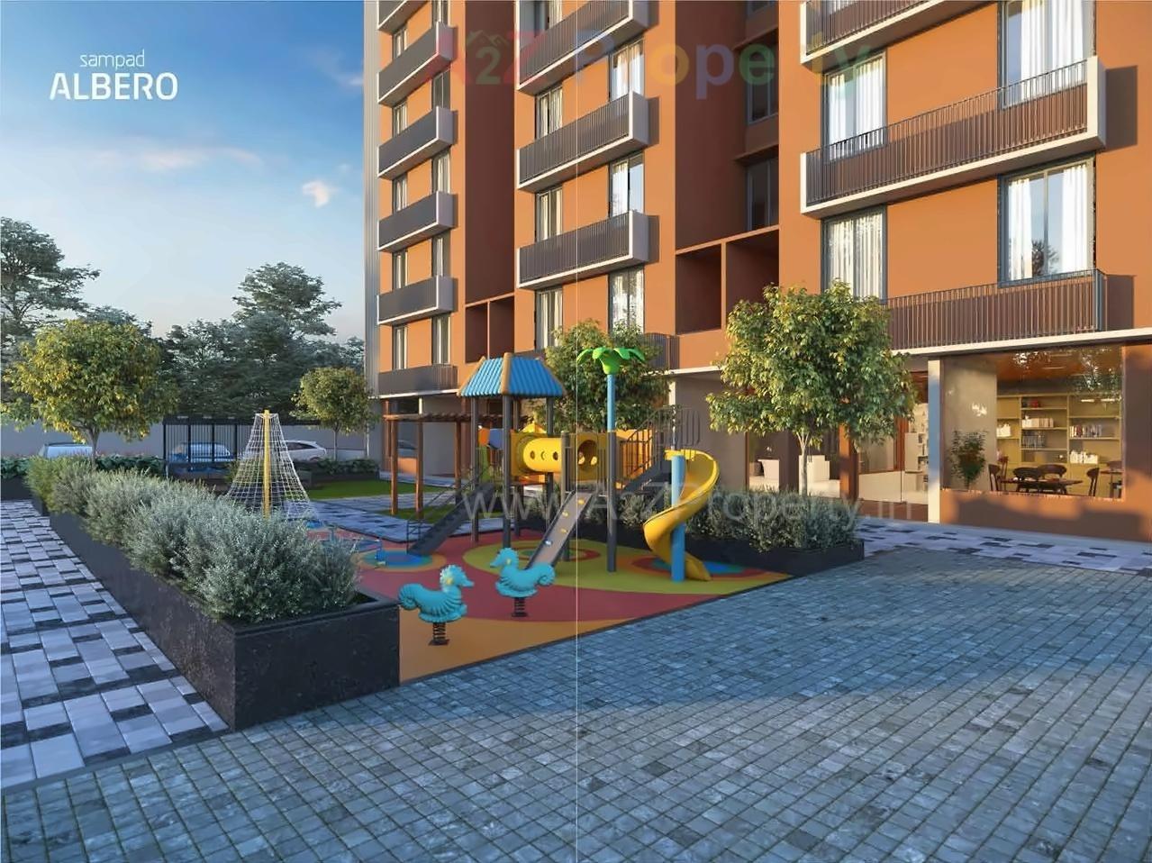 3D Elevation of real estate project Sampad Albero located at Motera, Ahmedabad, Gujarat