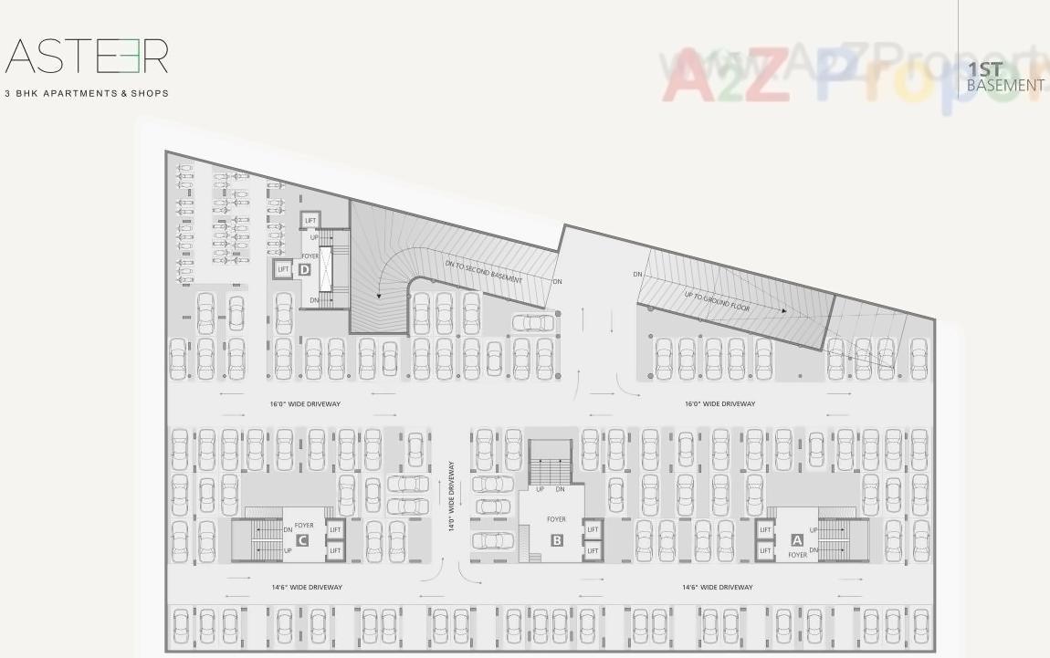Layout of real estate project Sampad Aster located at Ahmedabad, Ahmedabad, Gujarat