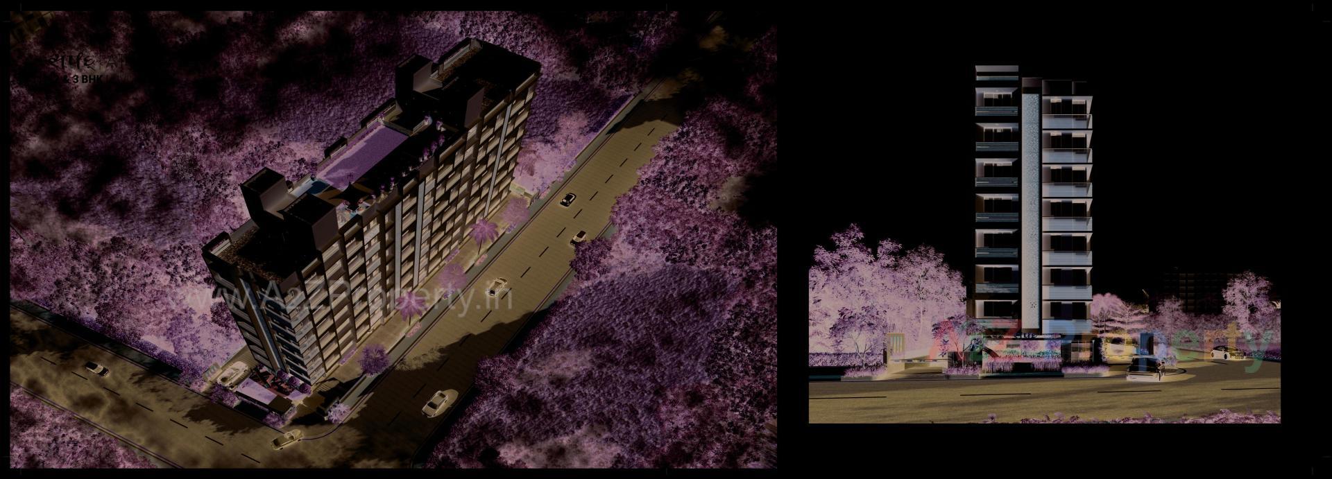 3D Elevation of real estate project Sampad Atul located at Naranpura, Ahmedabad, Gujarat