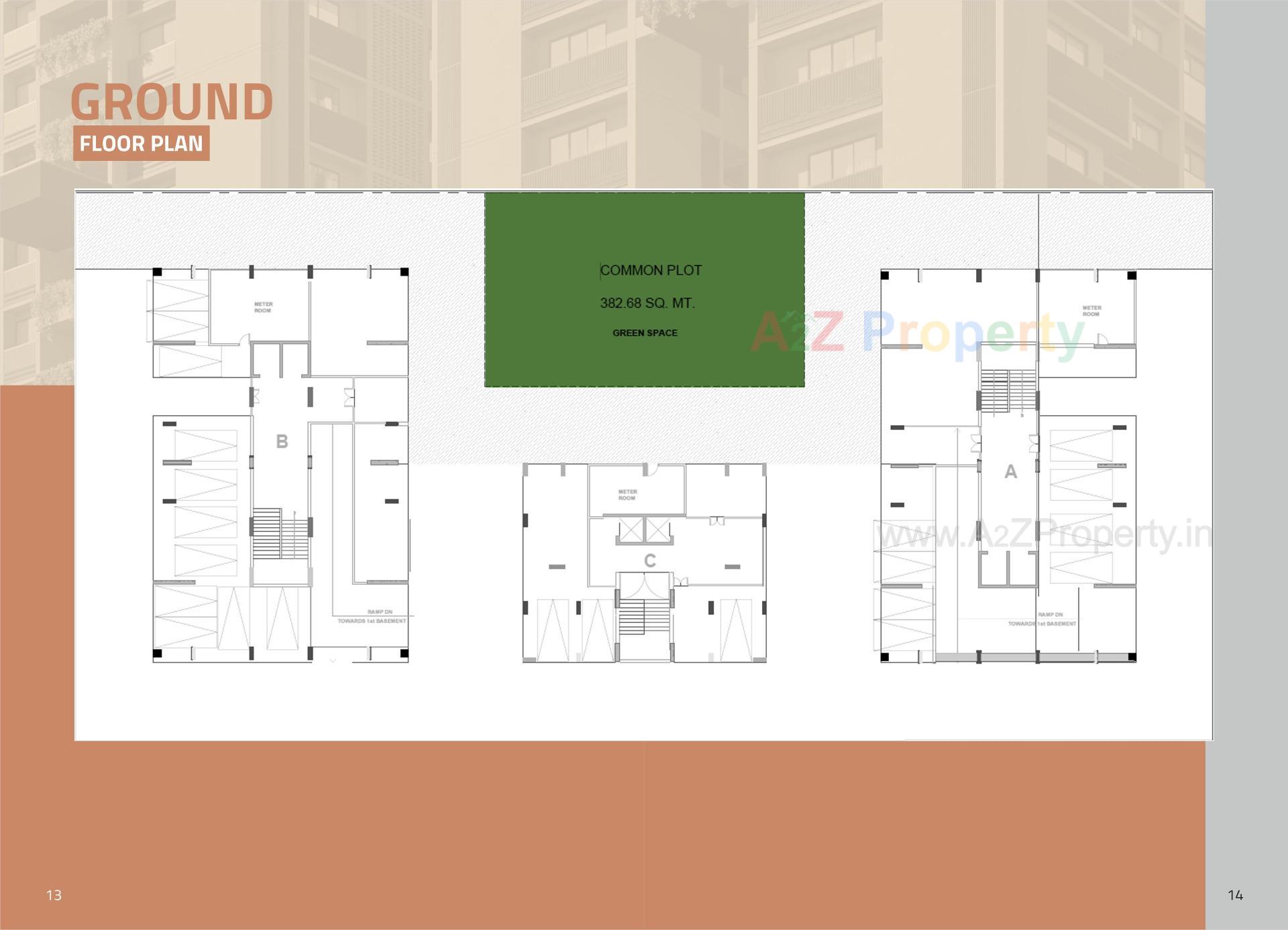Layout of real estate project Sampad Primero located at Ahmedabad, Ahmedabad, Gujarat