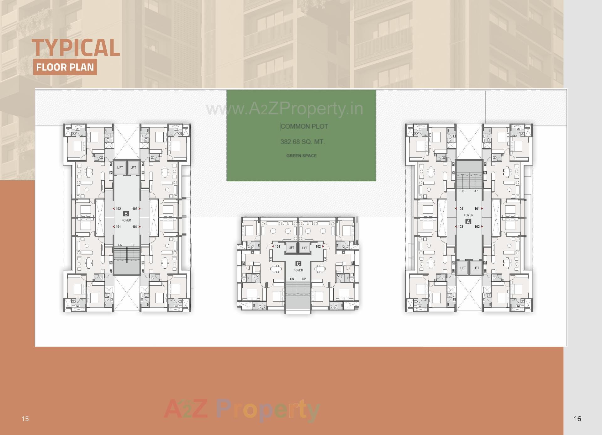 Layout of real estate project Sampad Primero located at Ahmedabad, Ahmedabad, Gujarat