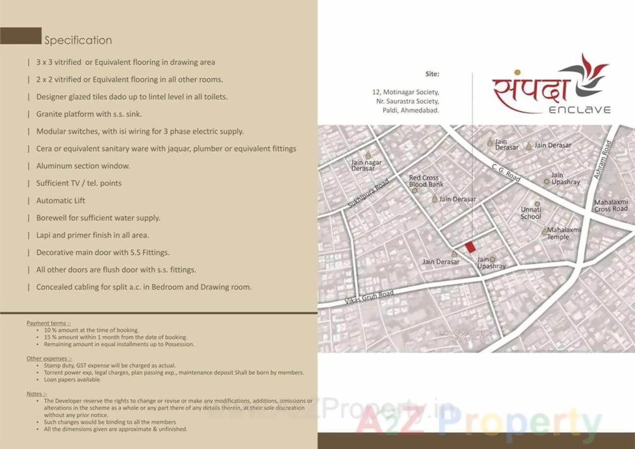  of real estate project Sampada Enclave located at City, Ahmedabad, Gujarat