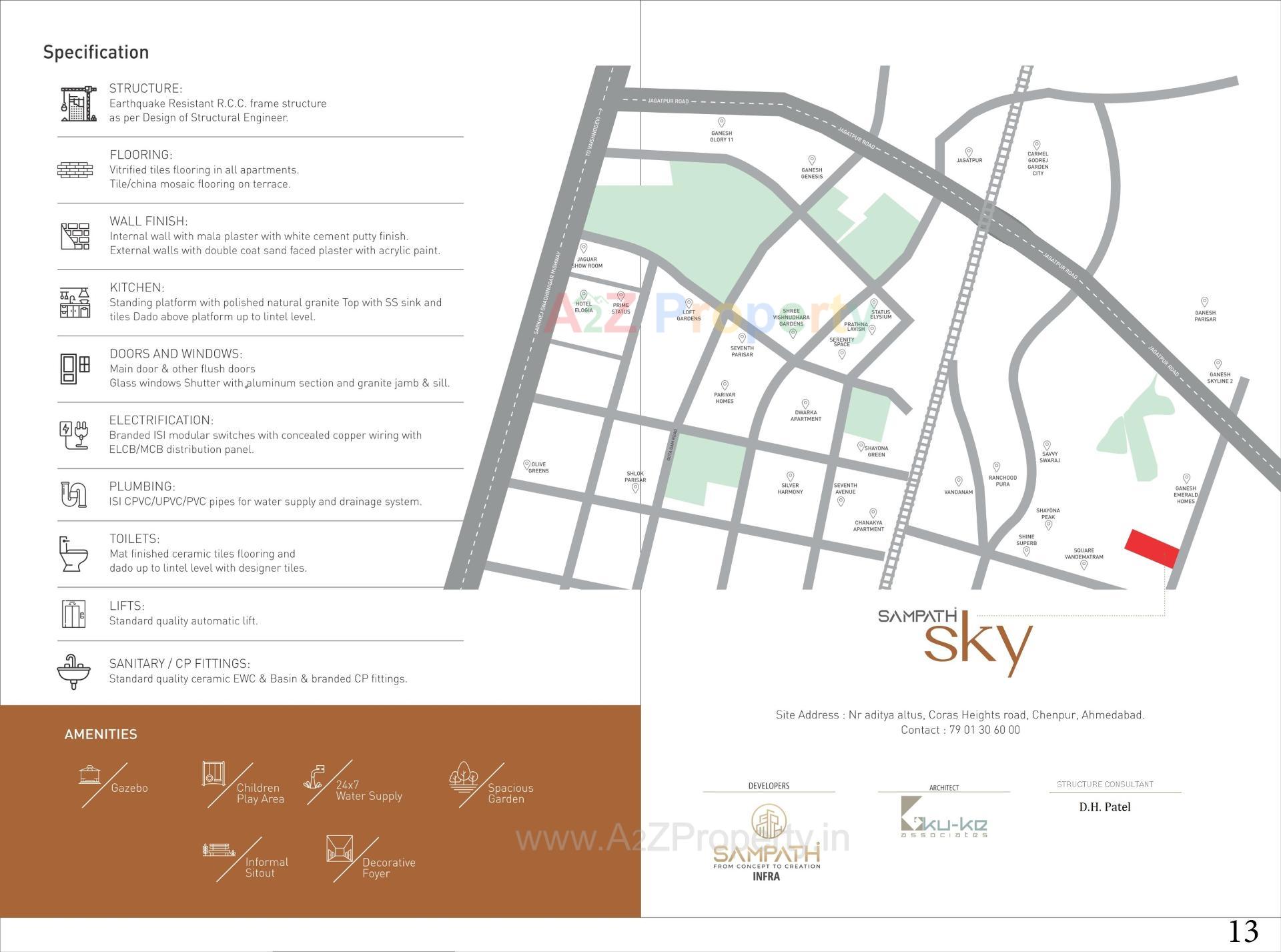  of real estate project Sampath Sky located at Ahmedabad, Ahmedabad, Gujarat