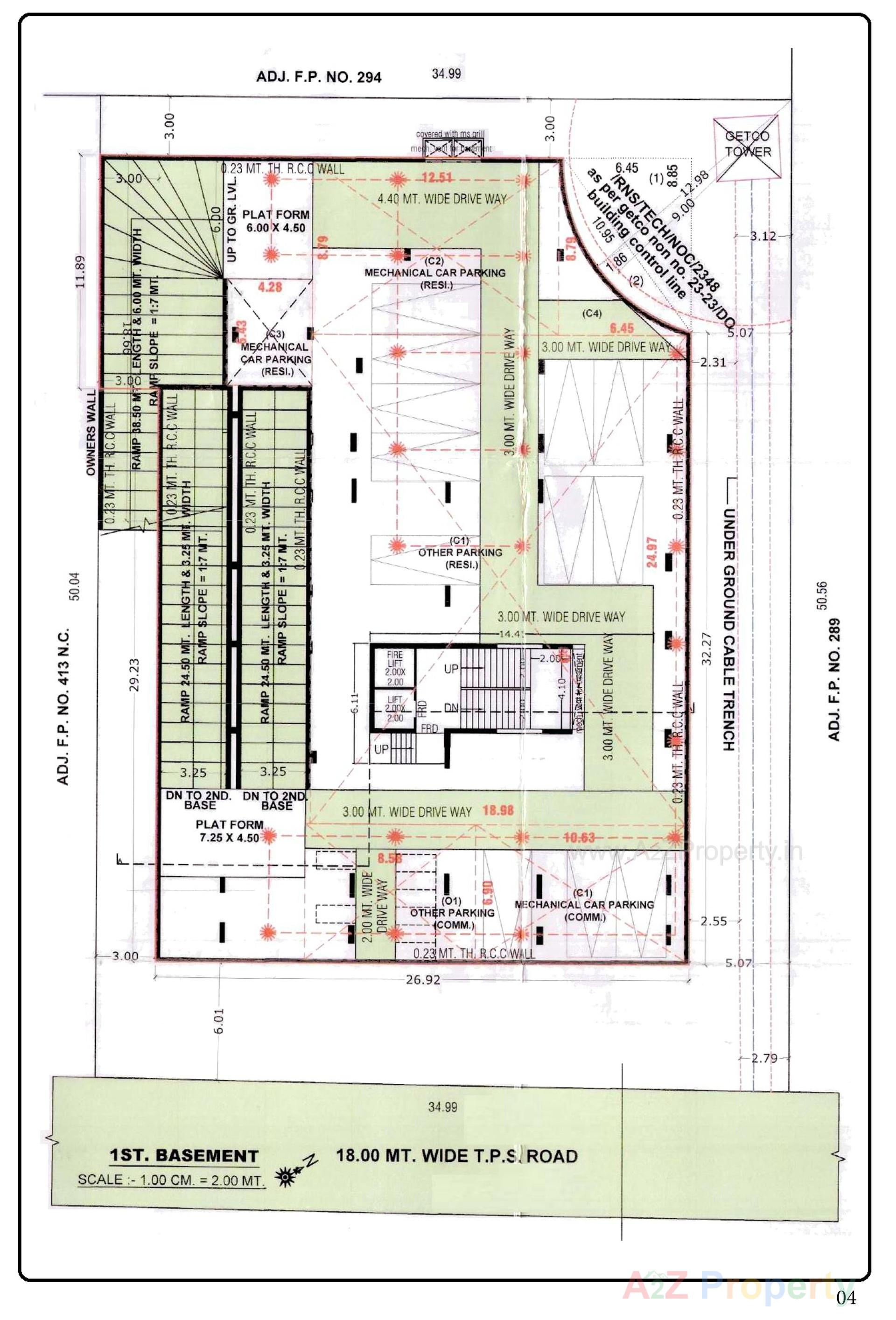 Layout of real estate project Sampath Sky located at Ahmedabad, Ahmedabad, Gujarat
