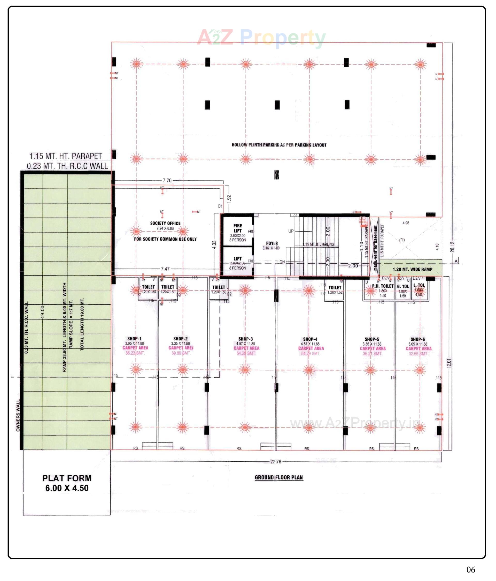 Layout of real estate project Sampath Sky located at Ahmedabad, Ahmedabad, Gujarat