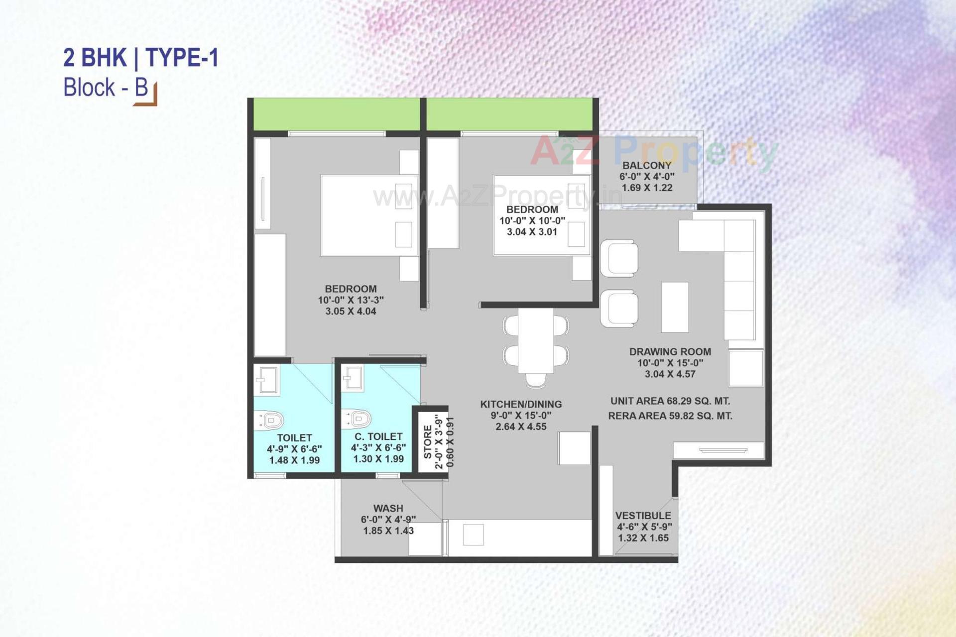 Layout of real estate project Sampriya located at Gota, Ahmedabad, Gujarat