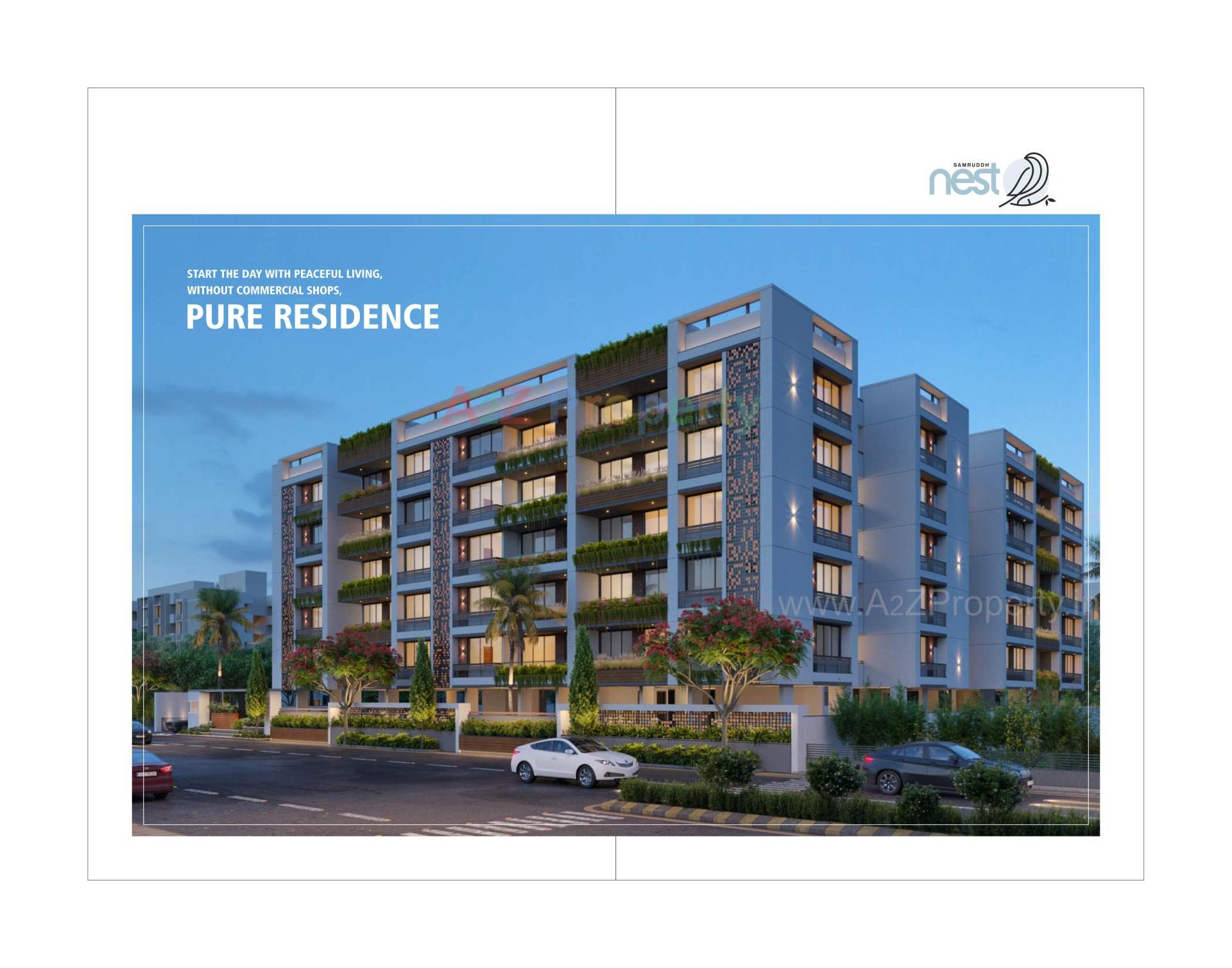 3D Elevation of real estate project Samruddh Nest located at Vastral, Ahmedabad, Gujarat