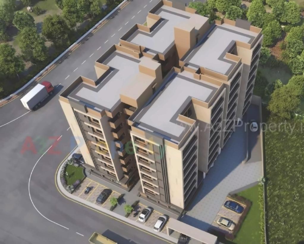 3D Elevation of real estate project Samruddh Sky located at Singrva, Ahmedabad, Gujarat