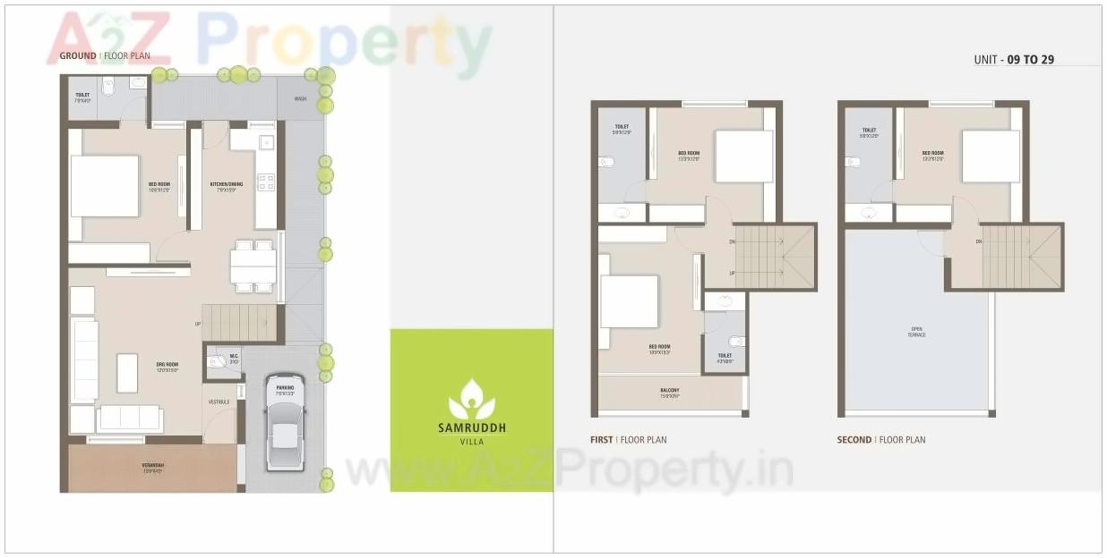 Layout of real estate project Samruddh Villa located at Singarva, Ahmedabad, Gujarat