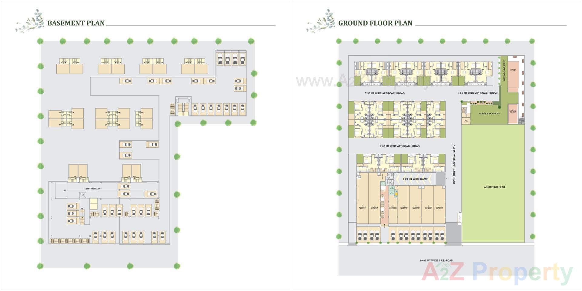 Layout of real estate project Samyag Elegance located at Ahmedabad, Ahmedabad, Gujarat