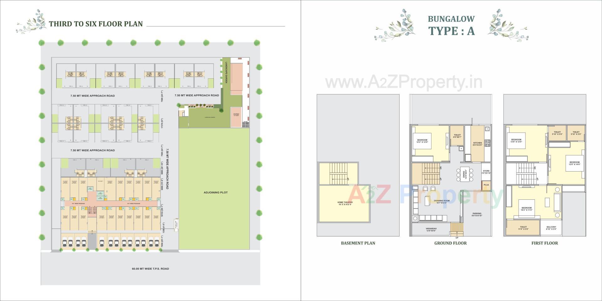 Layout of real estate project Samyag Elegance located at Ahmedabad, Ahmedabad, Gujarat