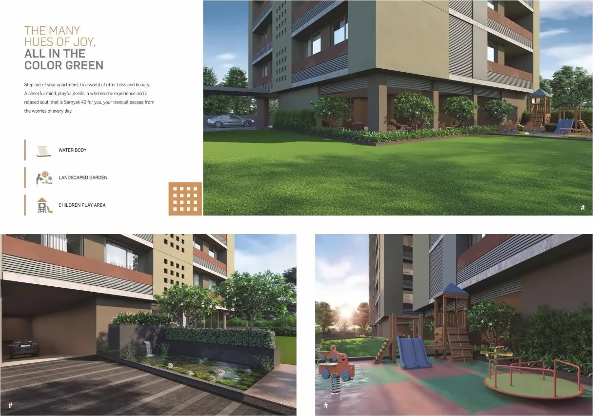 3D Elevation of real estate project Samyak located at Changispur, Ahmedabad, Gujarat