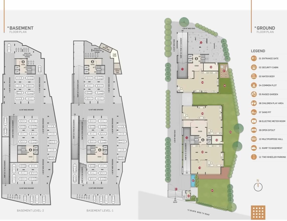 Layout of real estate project Samyak located at Changispur, Ahmedabad, Gujarat