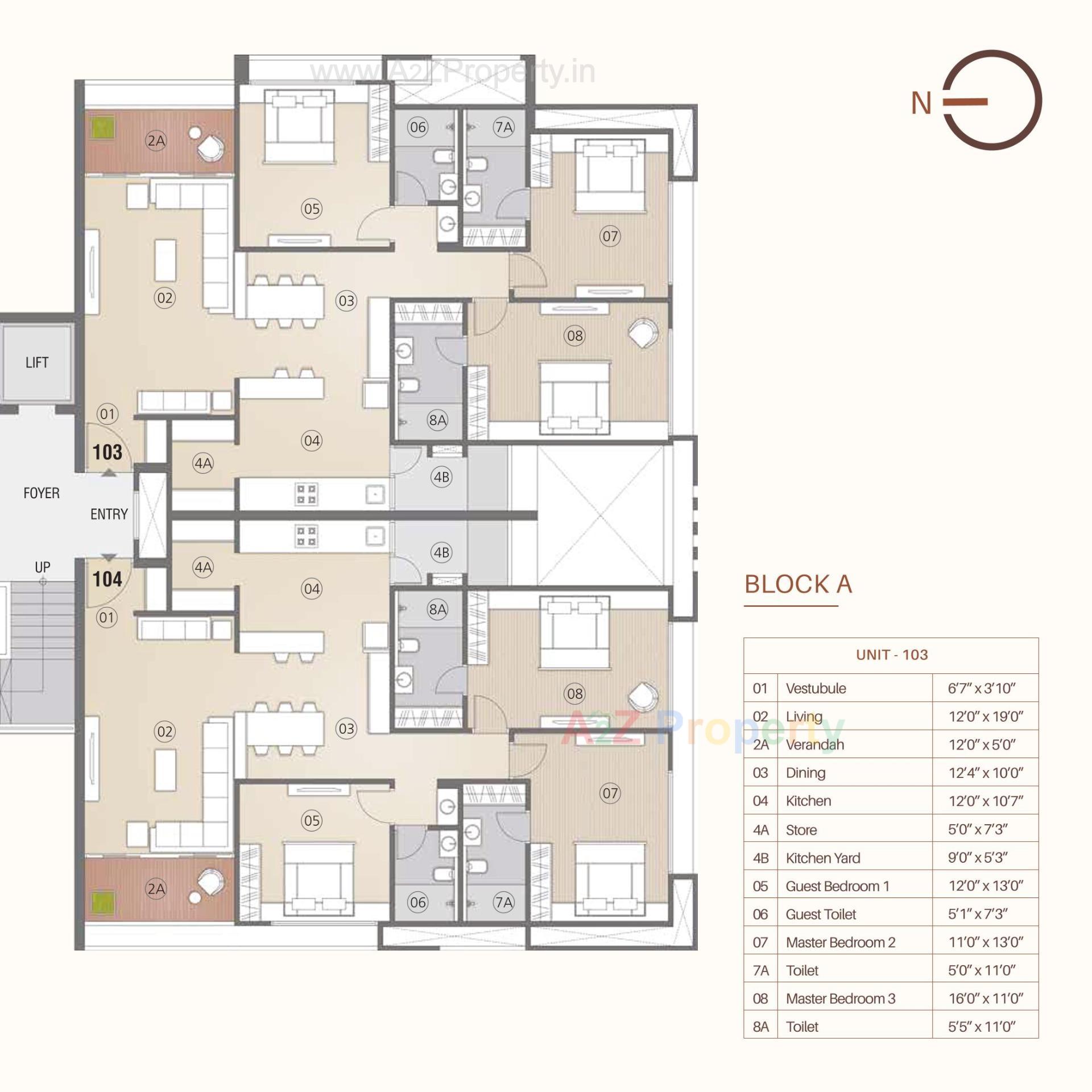 Layout of real estate project Samyak located at Changispur, Ahmedabad, Gujarat
