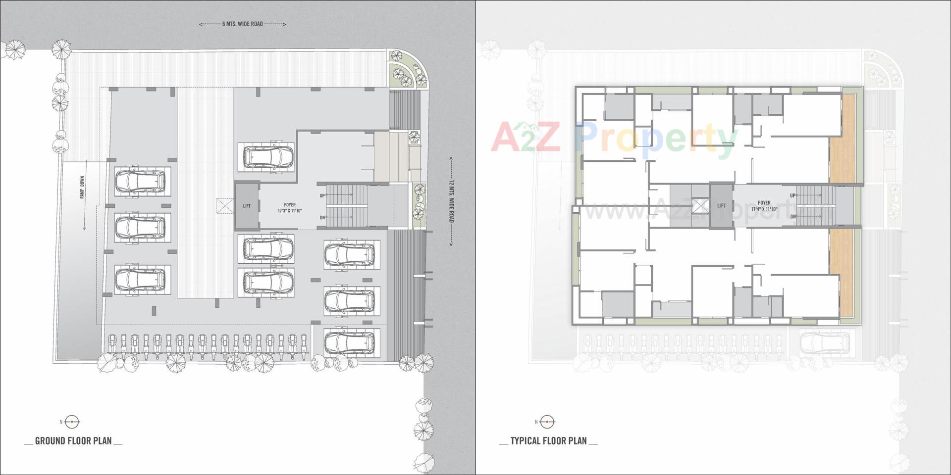 Layout of real estate project Samyak Arise located at Shekpur-khanpur, Ahmedabad, Gujarat