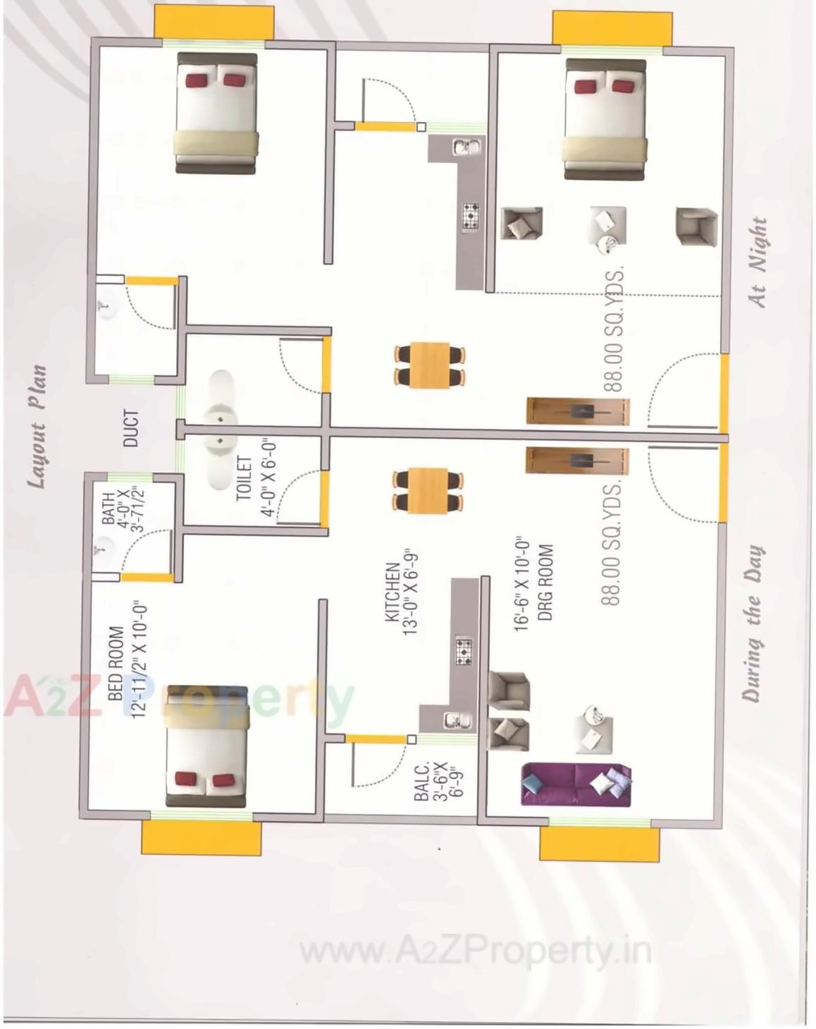 Layout of real estate project Samyak Galaxy located at City, Ahmedabad, Gujarat