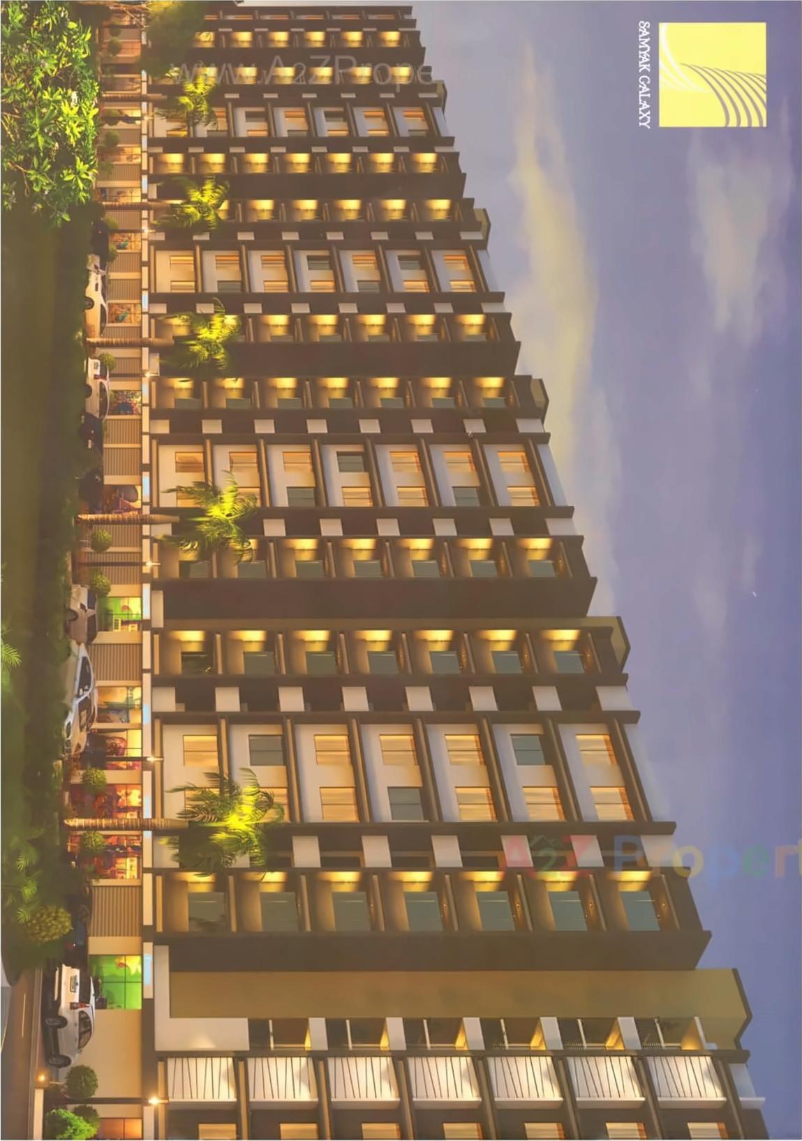 3D Elevation of real estate project Samyak Galaxy located at City, Ahmedabad, Gujarat