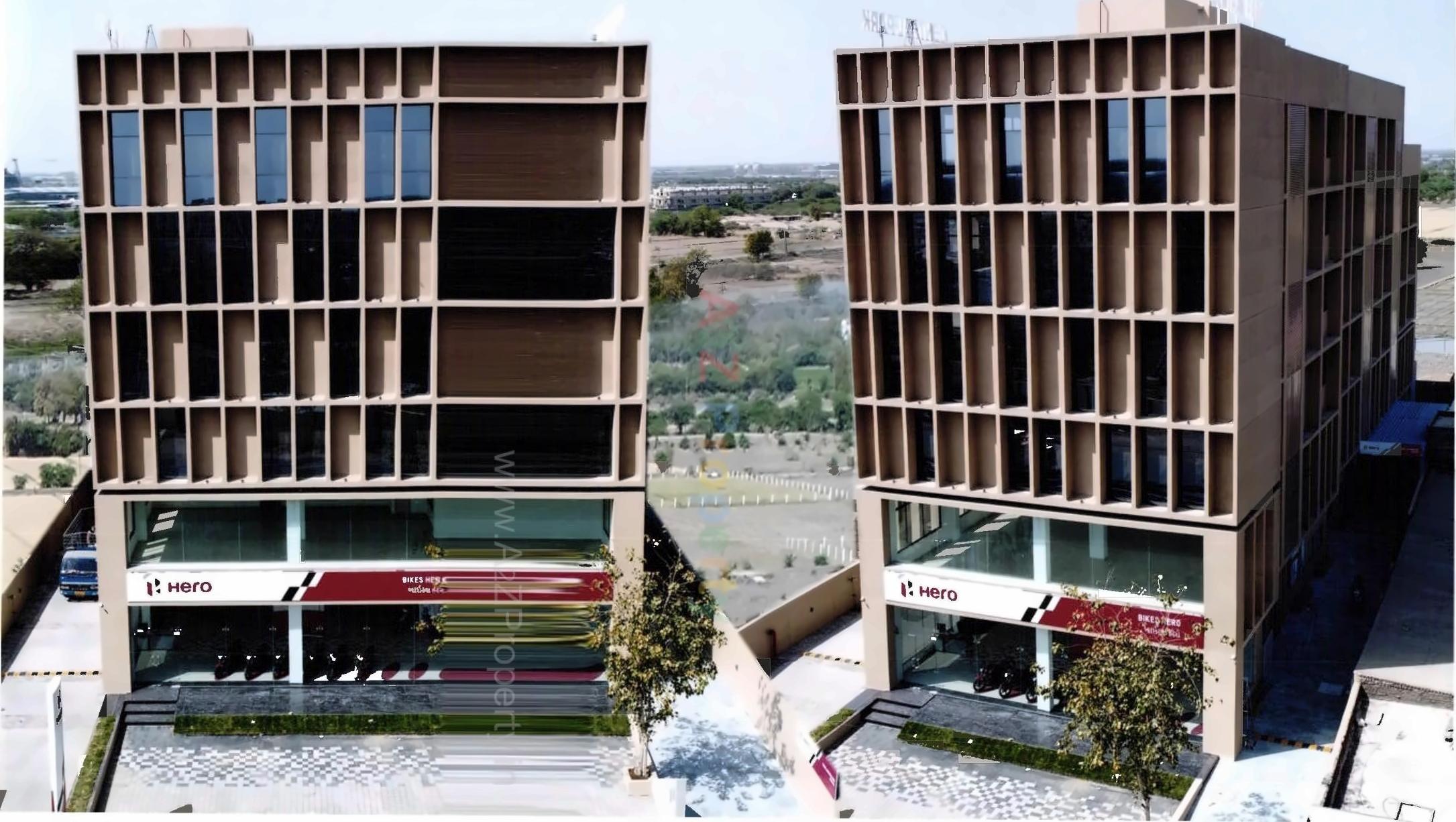 3D Elevation of real estate project Sanand Square Project located at Ahmedabad, Ahmedabad, Gujarat