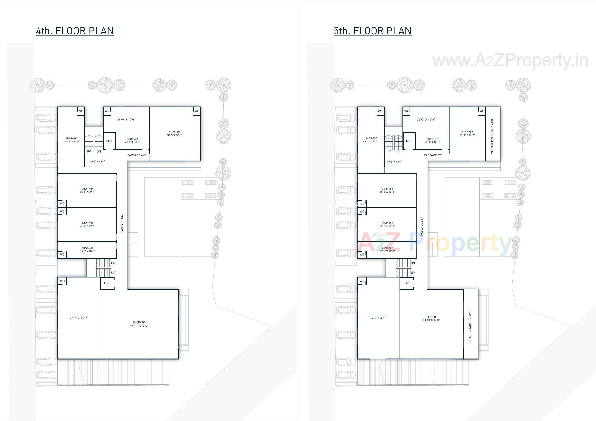 Layout of real estate project Sanay Caremark located at Saijpur, Ahmedabad, Gujarat