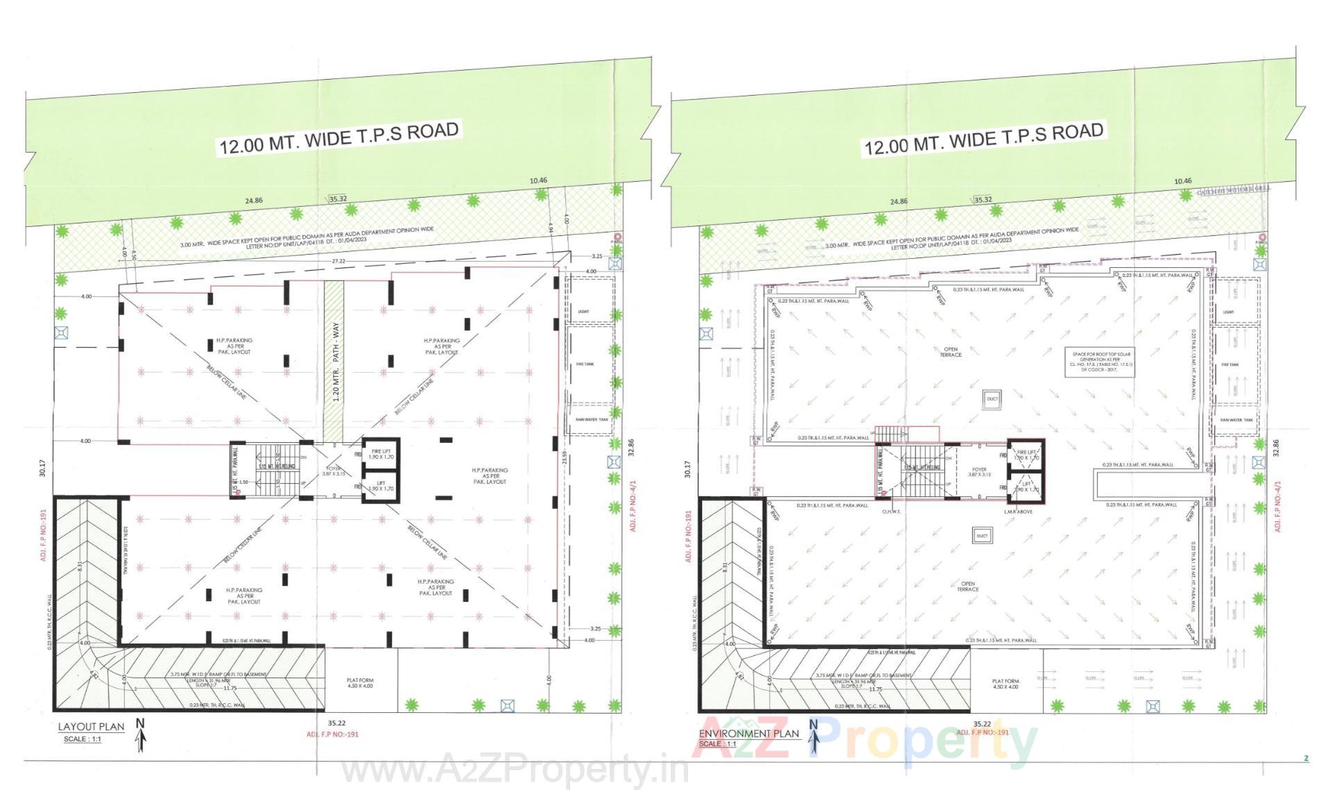 Layout of real estate project Sanctum located at Ambli, Ahmedabad, Gujarat
