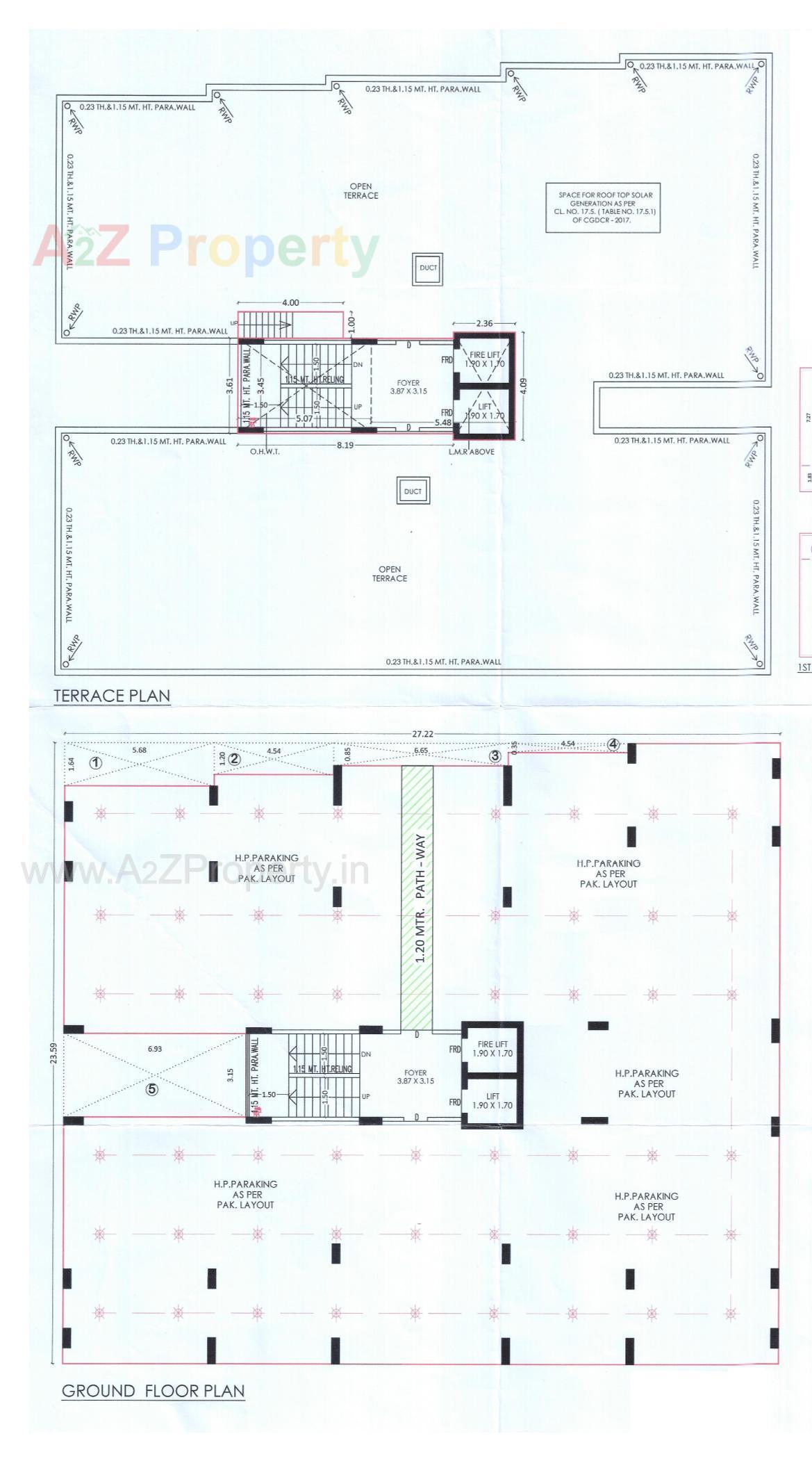 Layout of real estate project Sanctum located at Ambli, Ahmedabad, Gujarat
