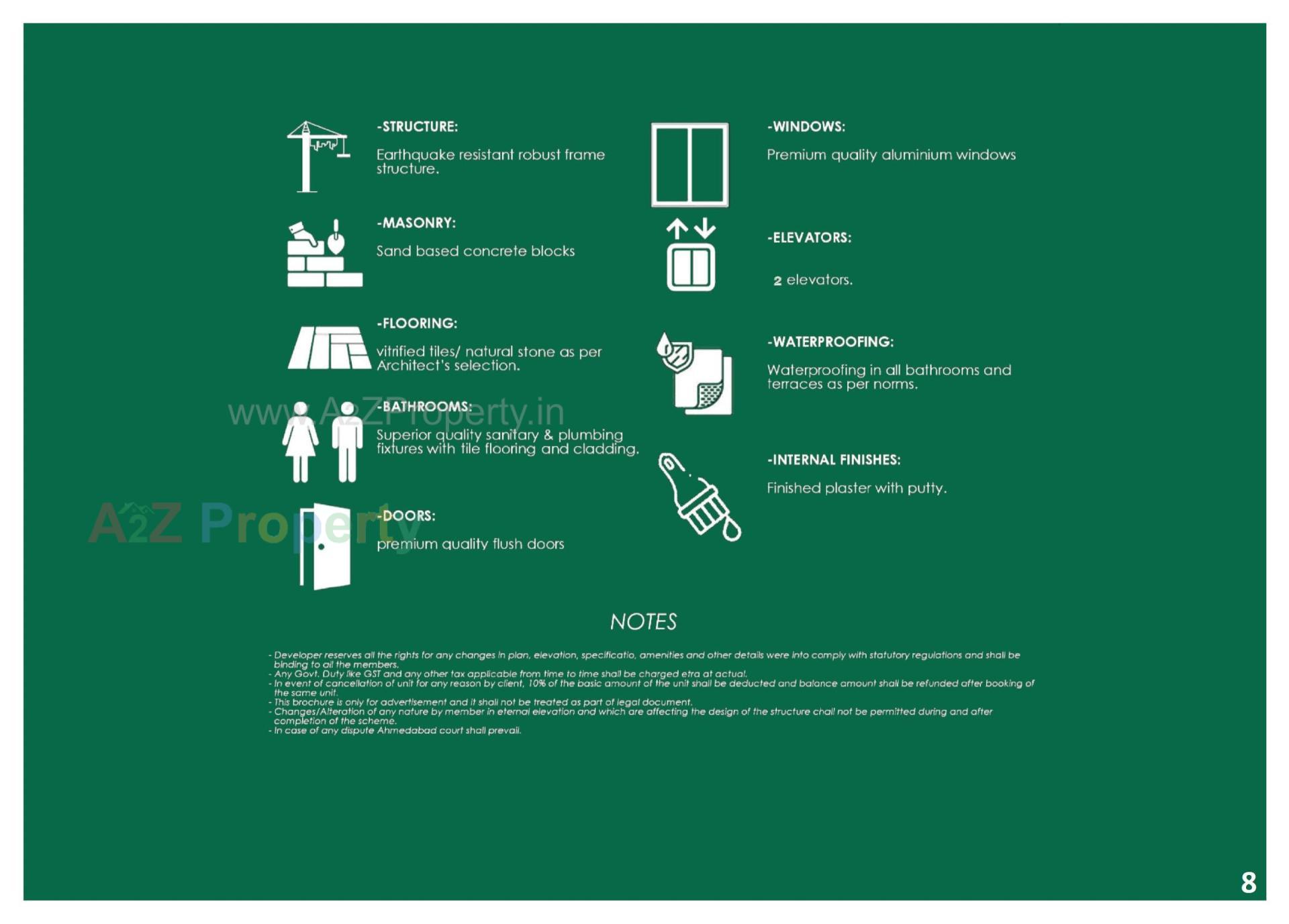  of real estate project Sanctum located at Ambli, Ahmedabad, Gujarat