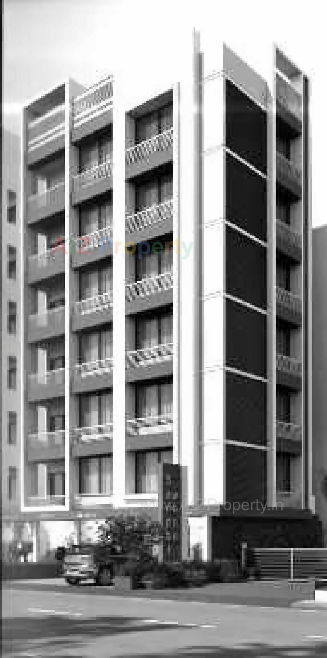 3D Elevation of real estate project Sandal Wood located at Sola, Ahmedabad, Gujarat