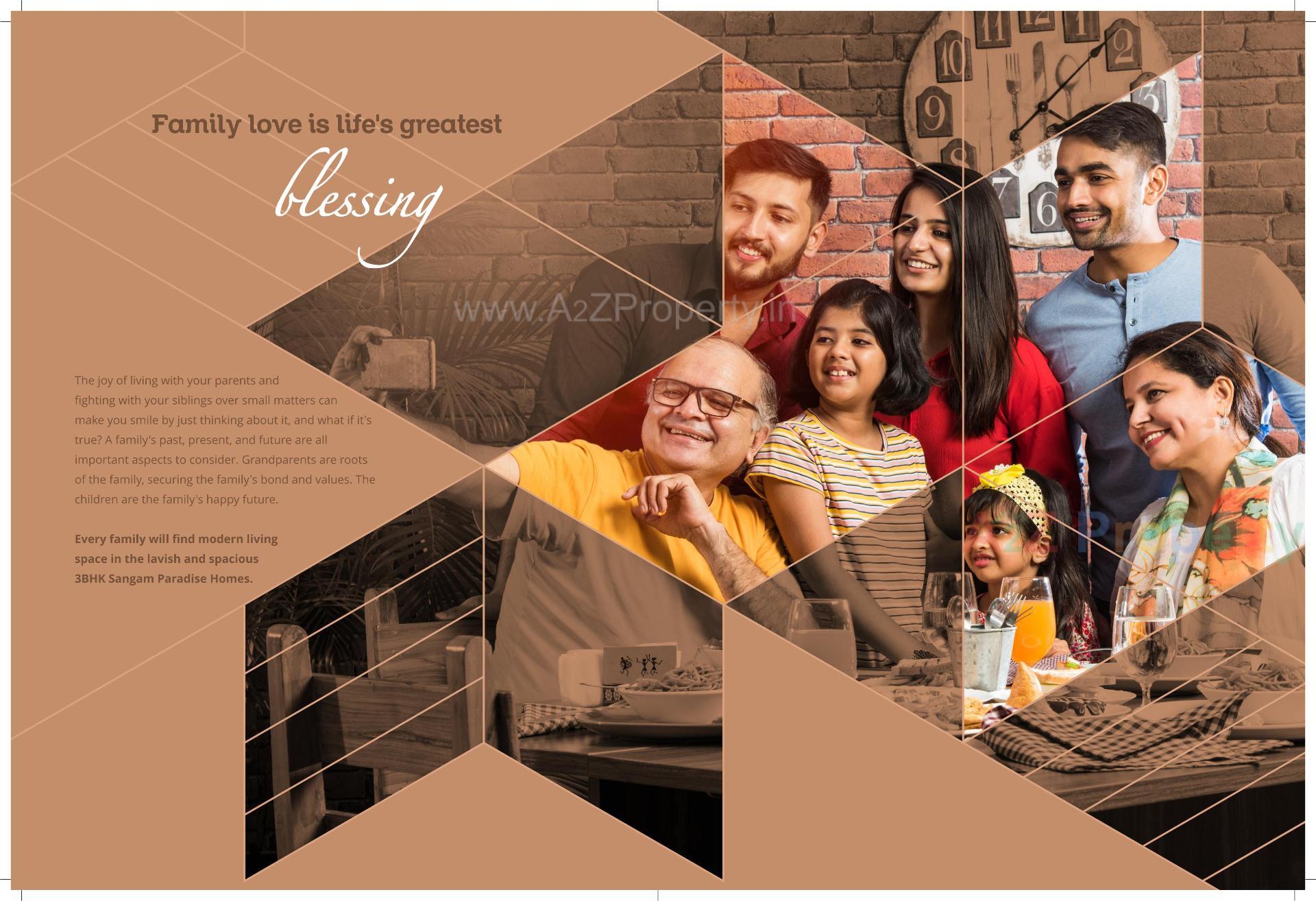  of real estate project Sangam Paradise located at Vadaj, Ahmedabad, Gujarat