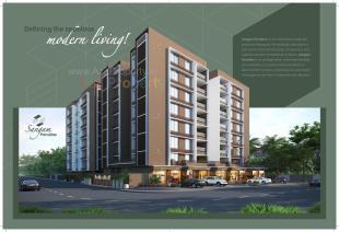 Elevation of real estate project Sangam Paradise located at Vadaj, Ahmedabad, Gujarat