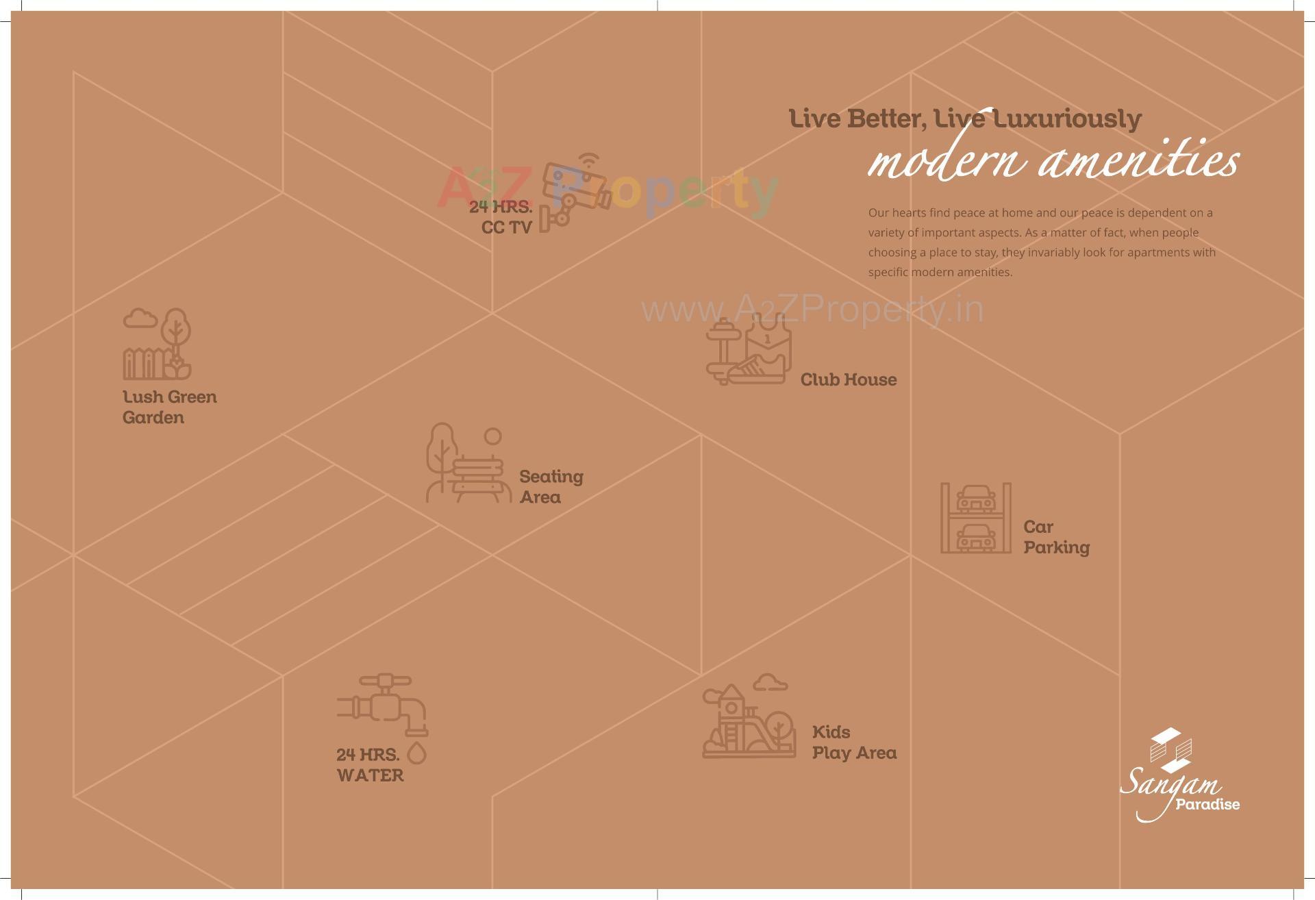  of real estate project Sangam Paradise located at Vadaj, Ahmedabad, Gujarat