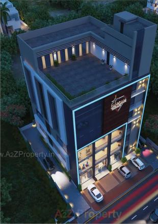 Elevation of real estate project Sangam Sapphire located at Sola, Ahmedabad, Gujarat
