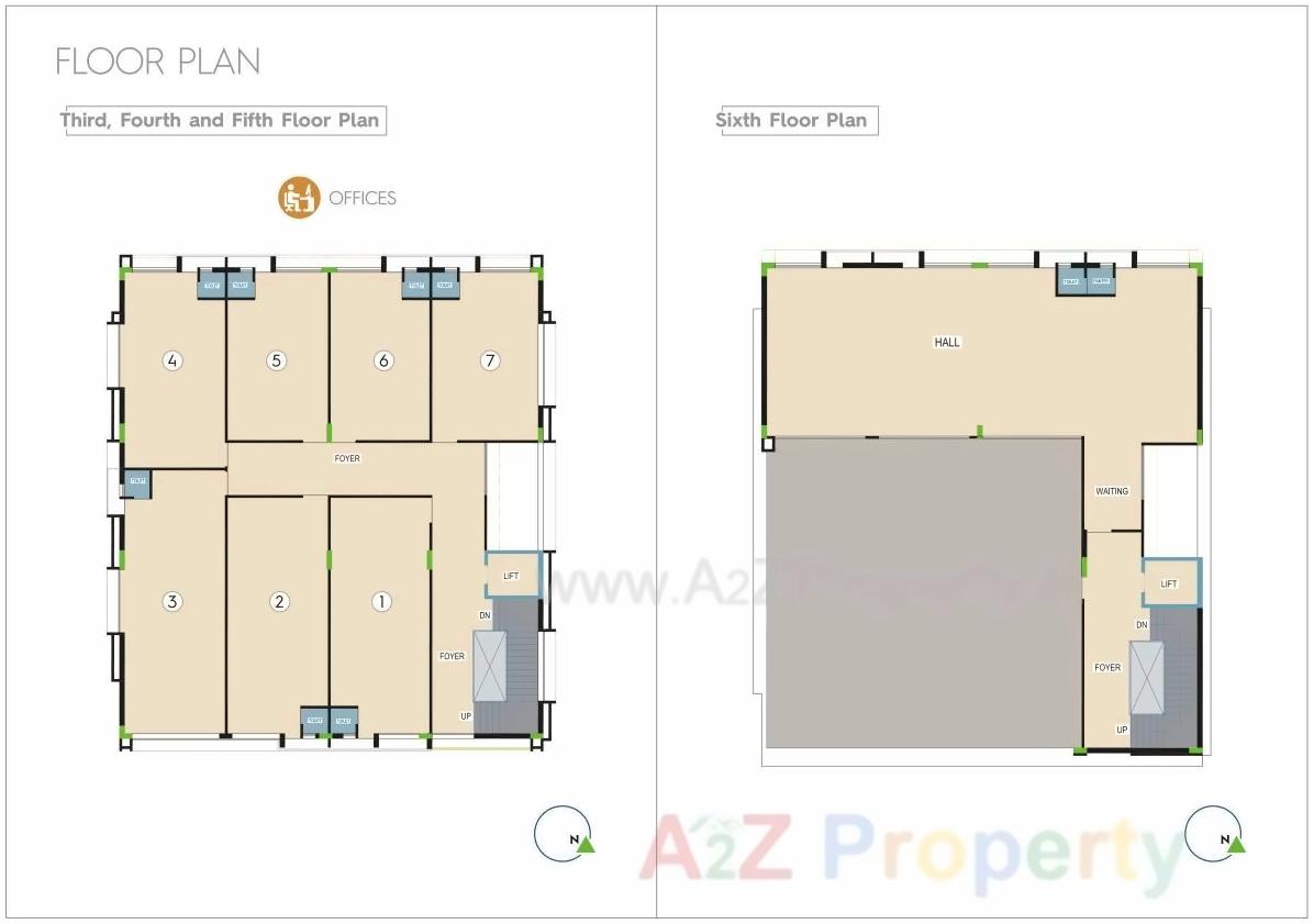 Layout of real estate project Sangam Sapphire located at Sola, Ahmedabad, Gujarat