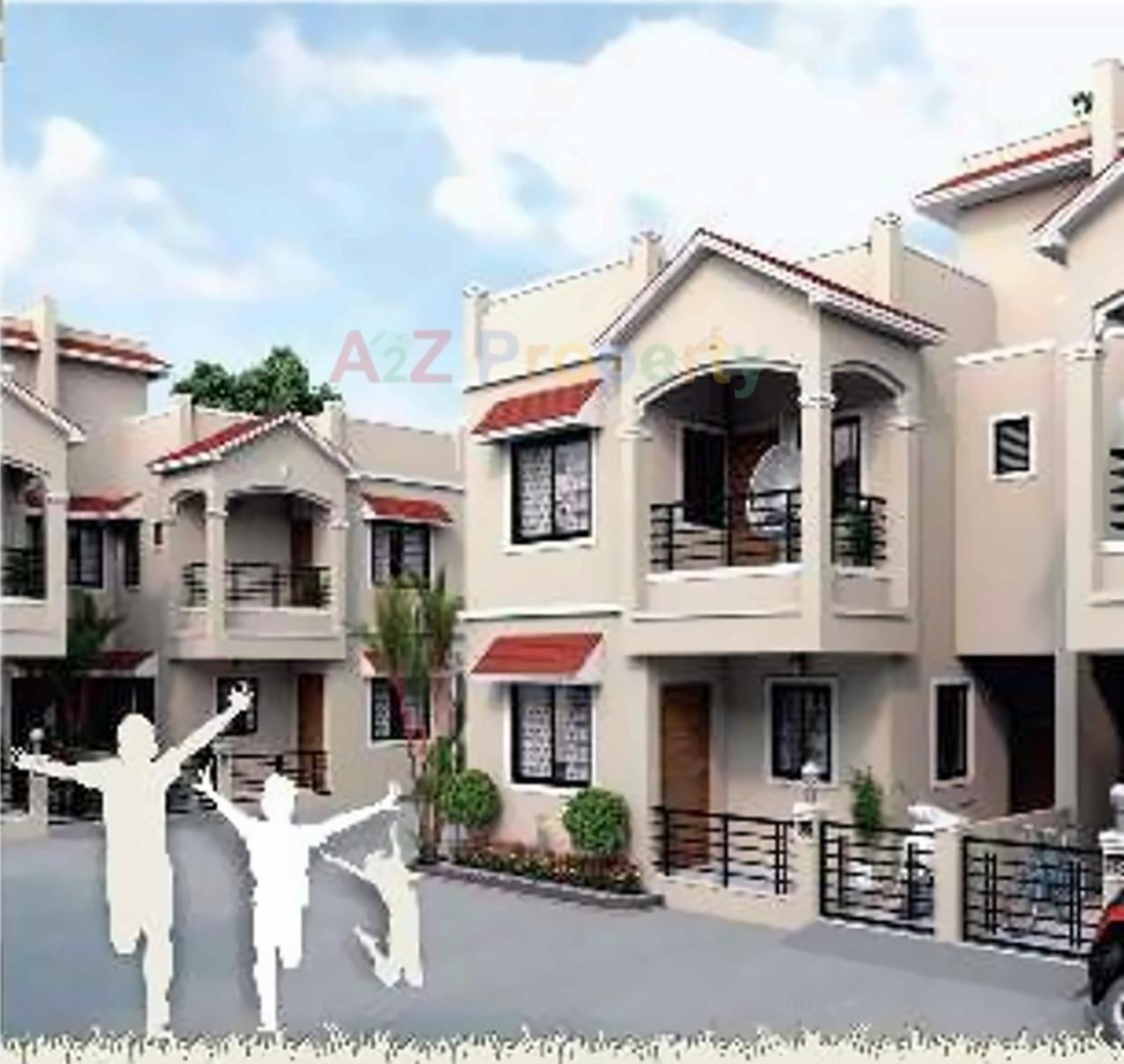 3D Elevation of real estate project Sangani Upvan located at Vatva, Ahmedabad, Gujarat