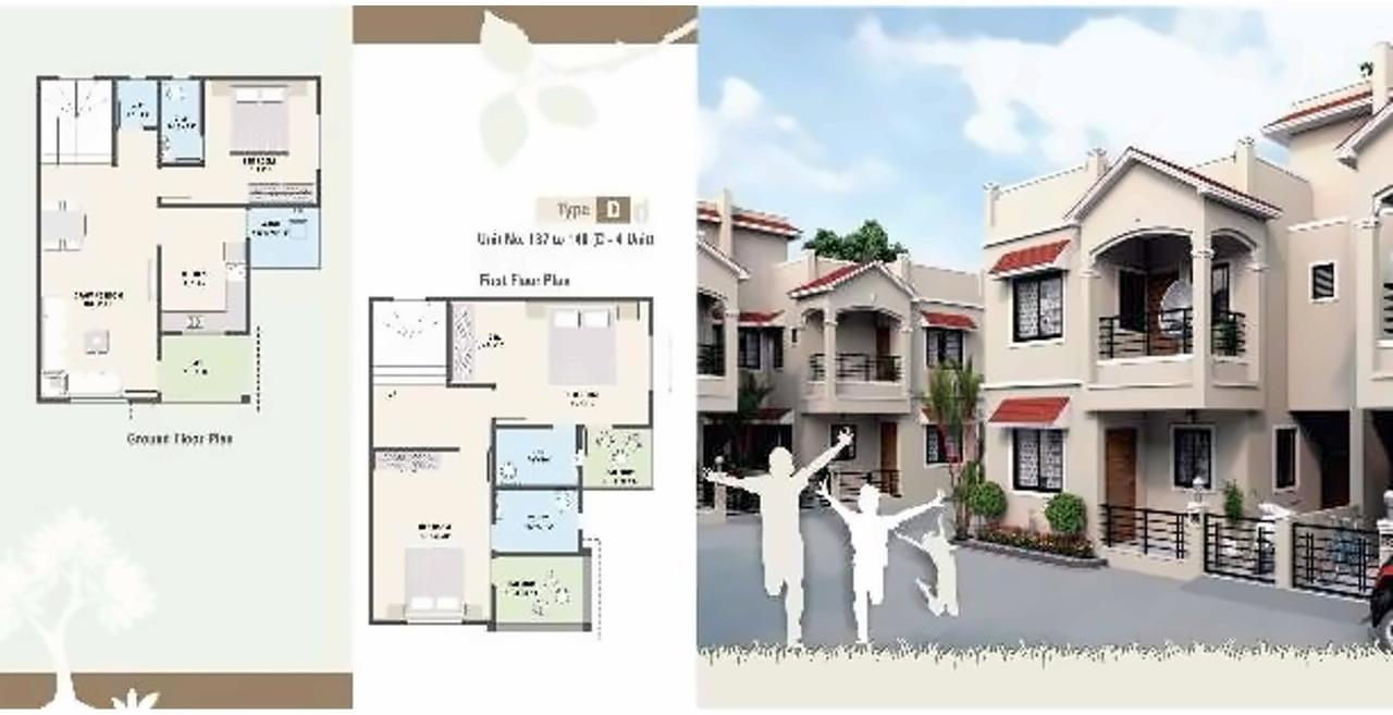 Layout of real estate project Sangani Upvan located at Vatva, Ahmedabad, Gujarat