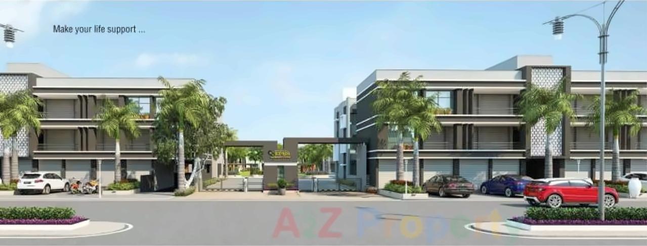 3D Elevation of real estate project Sangani Vrajbhoomi located at Vatva, Ahmedabad, Gujarat