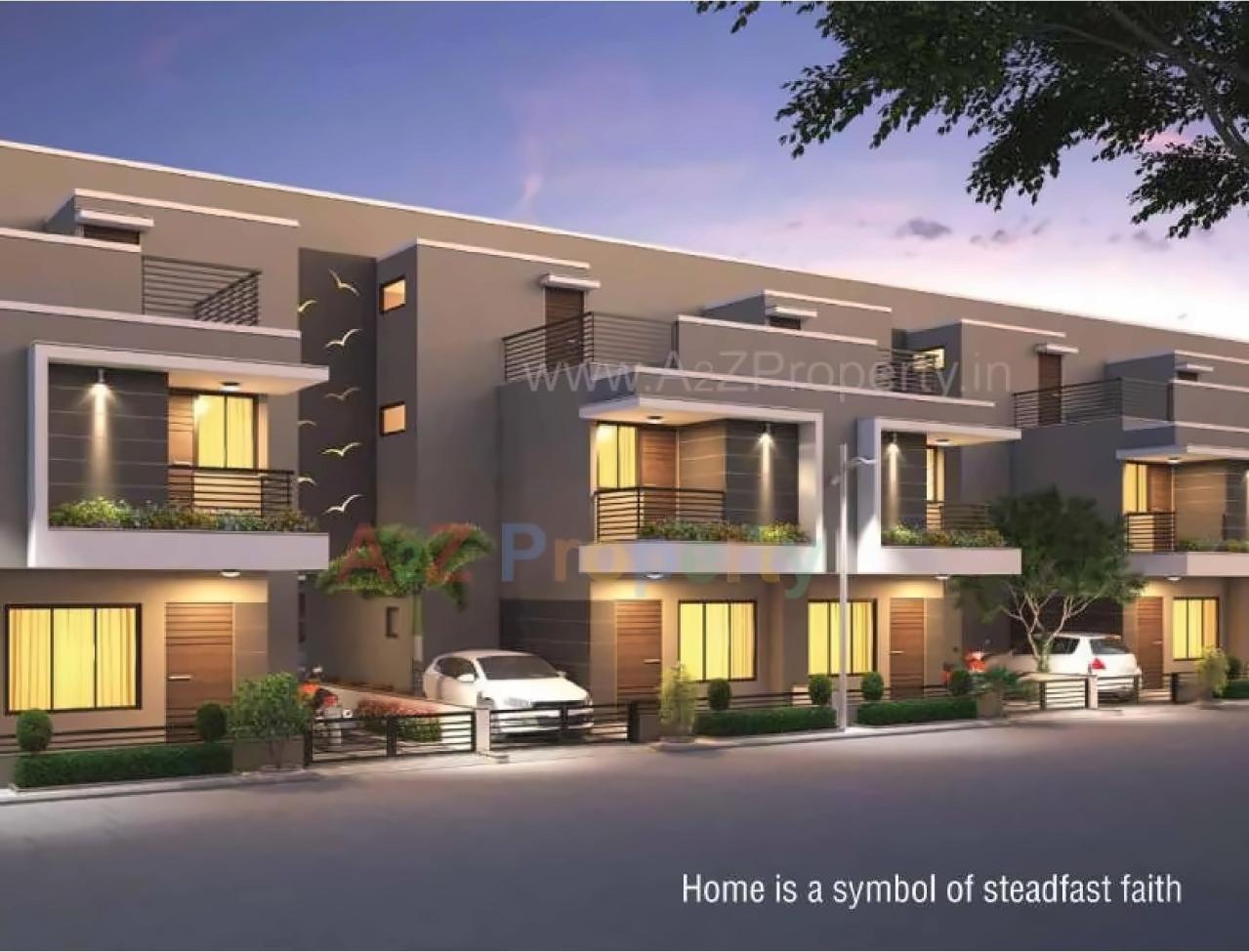 3D Elevation of real estate project Sangani Vrajbhoomi located at Vatva, Ahmedabad, Gujarat