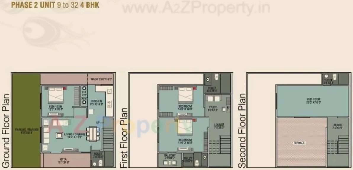 Layout of real estate project Sangani Vrajbhoomi located at Vatva, Ahmedabad, Gujarat