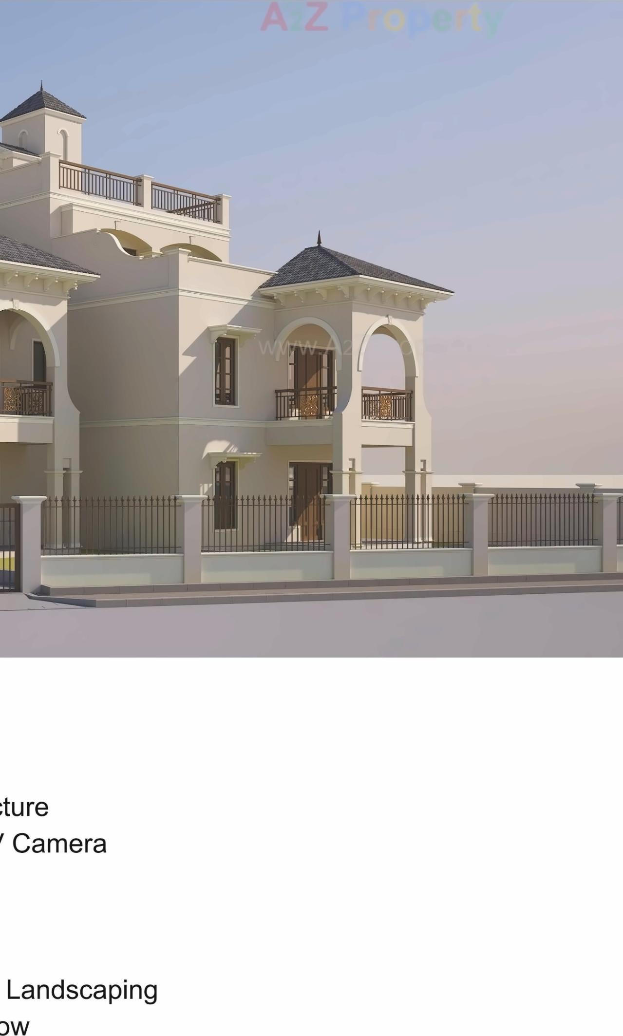 3D Elevation of real estate project Sangath Palace located at Chandkheda, Ahmedabad, Gujarat