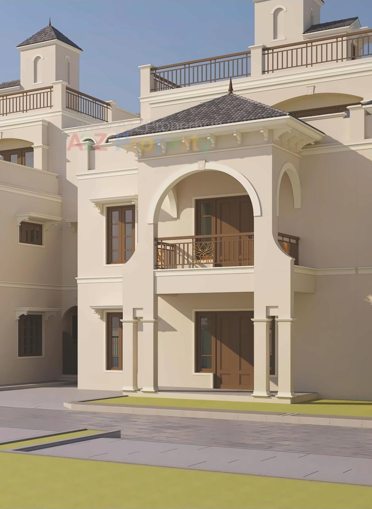 3D Elevation of real estate project Sangath Palace located at Chandkheda, Ahmedabad, Gujarat