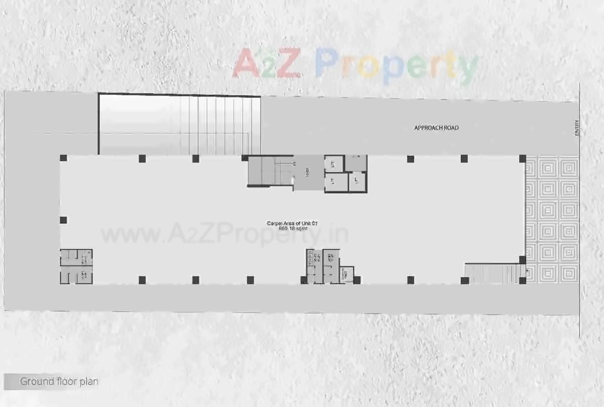Layout of real estate project Sangath Plus located at Chandkheda, Ahmedabad, Gujarat